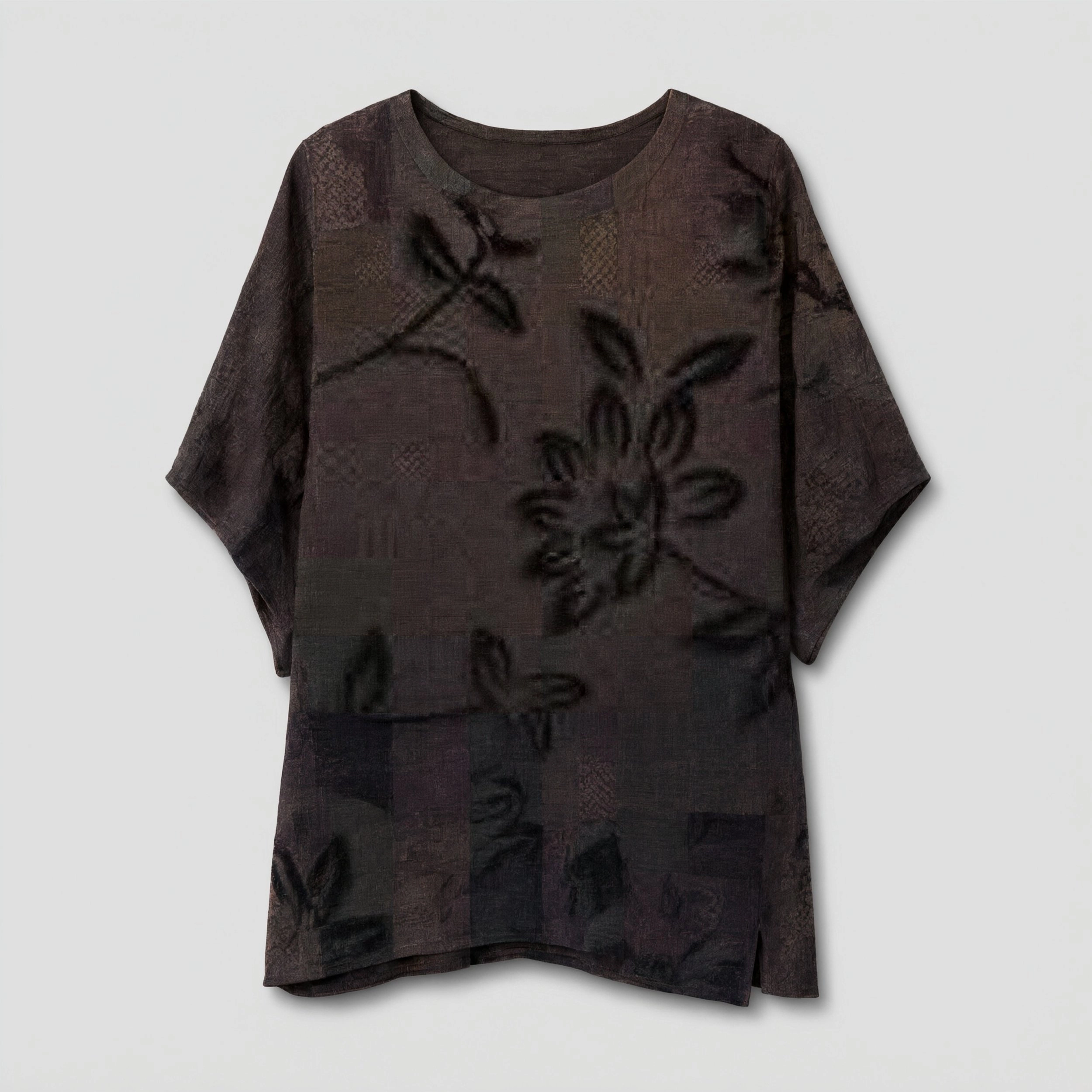 Zeagoo Women Sheer Mesh Mock Neck Blouse