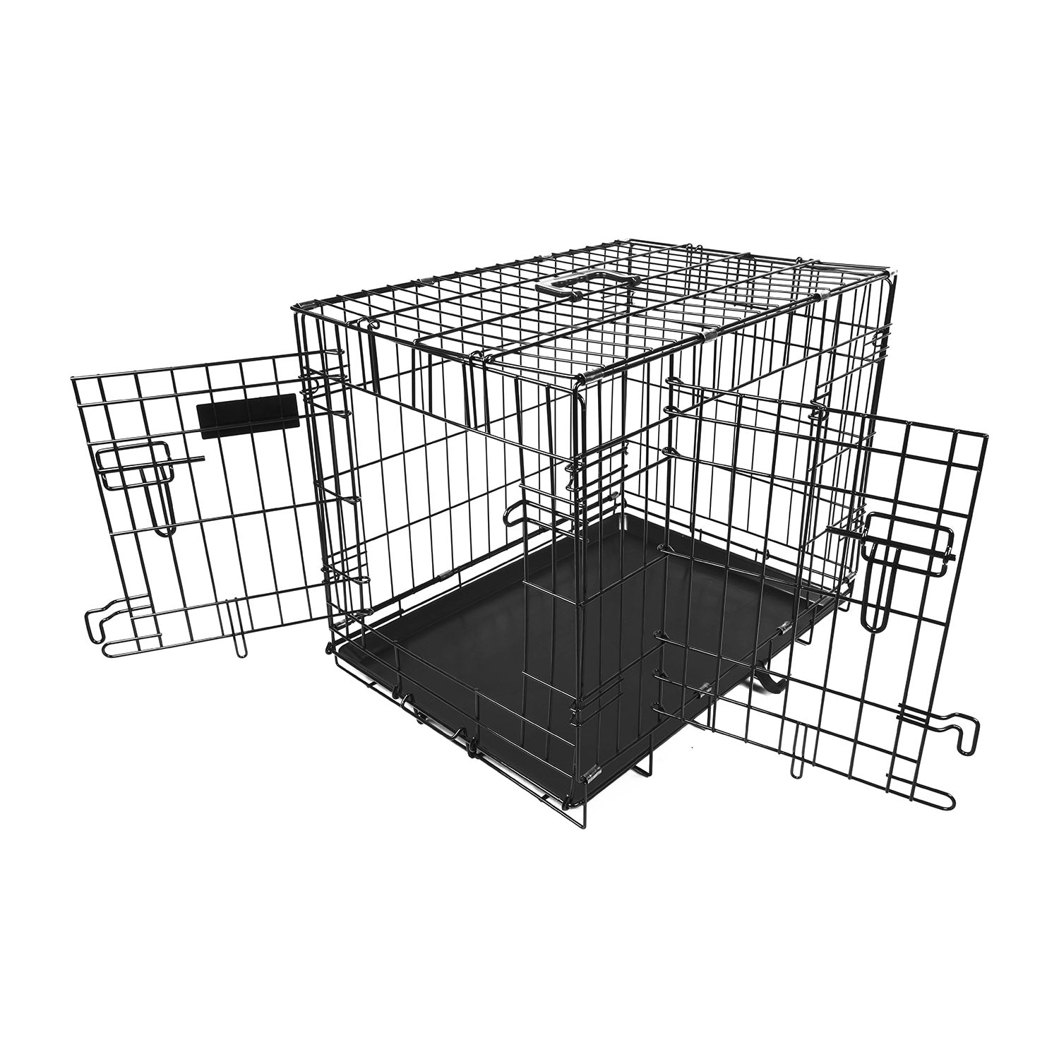 GBruno 30 Inch Double Door Folding Dog Crate