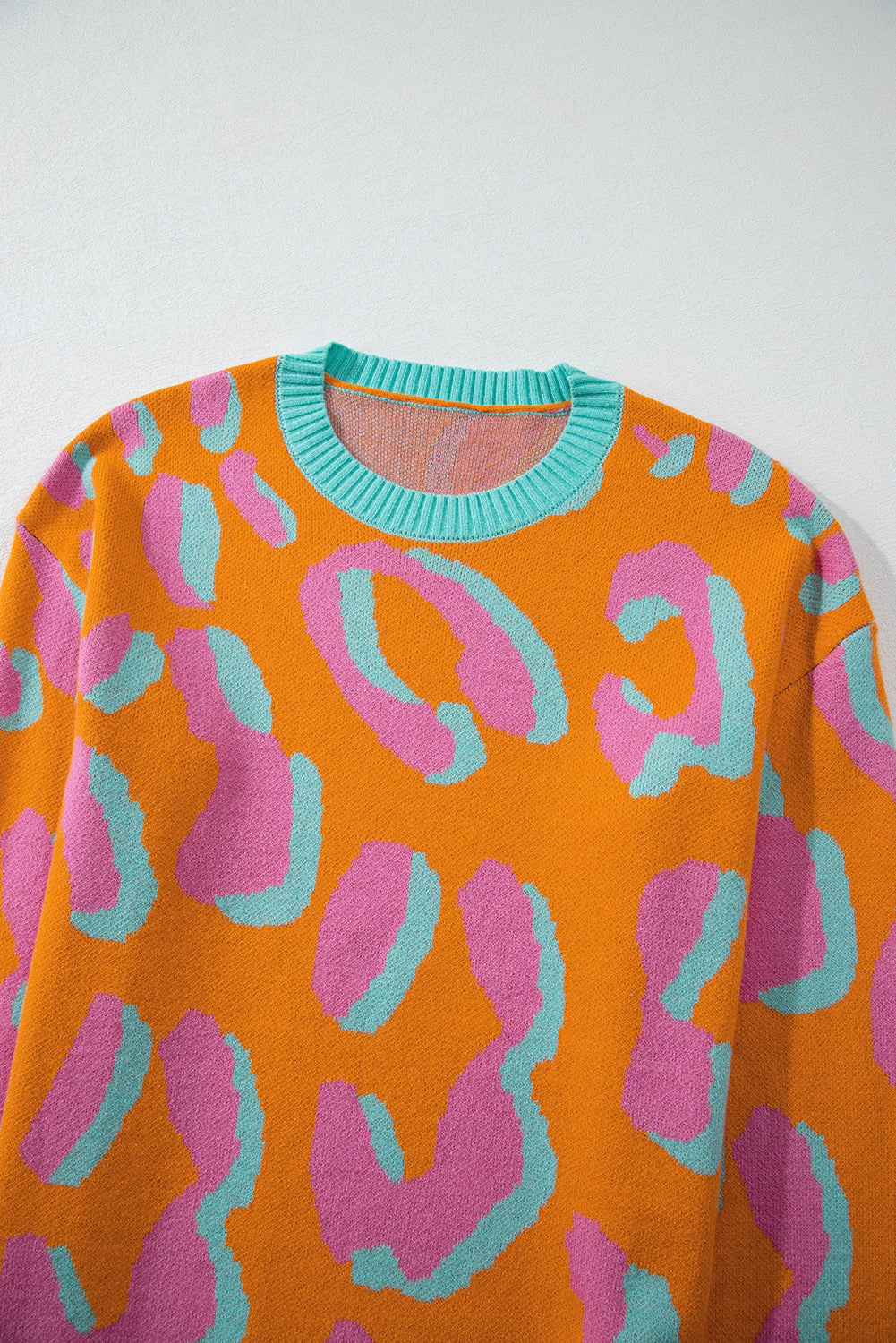 Threaded Pear Women's Sophia Colorblock Ribbed Edge Sweater