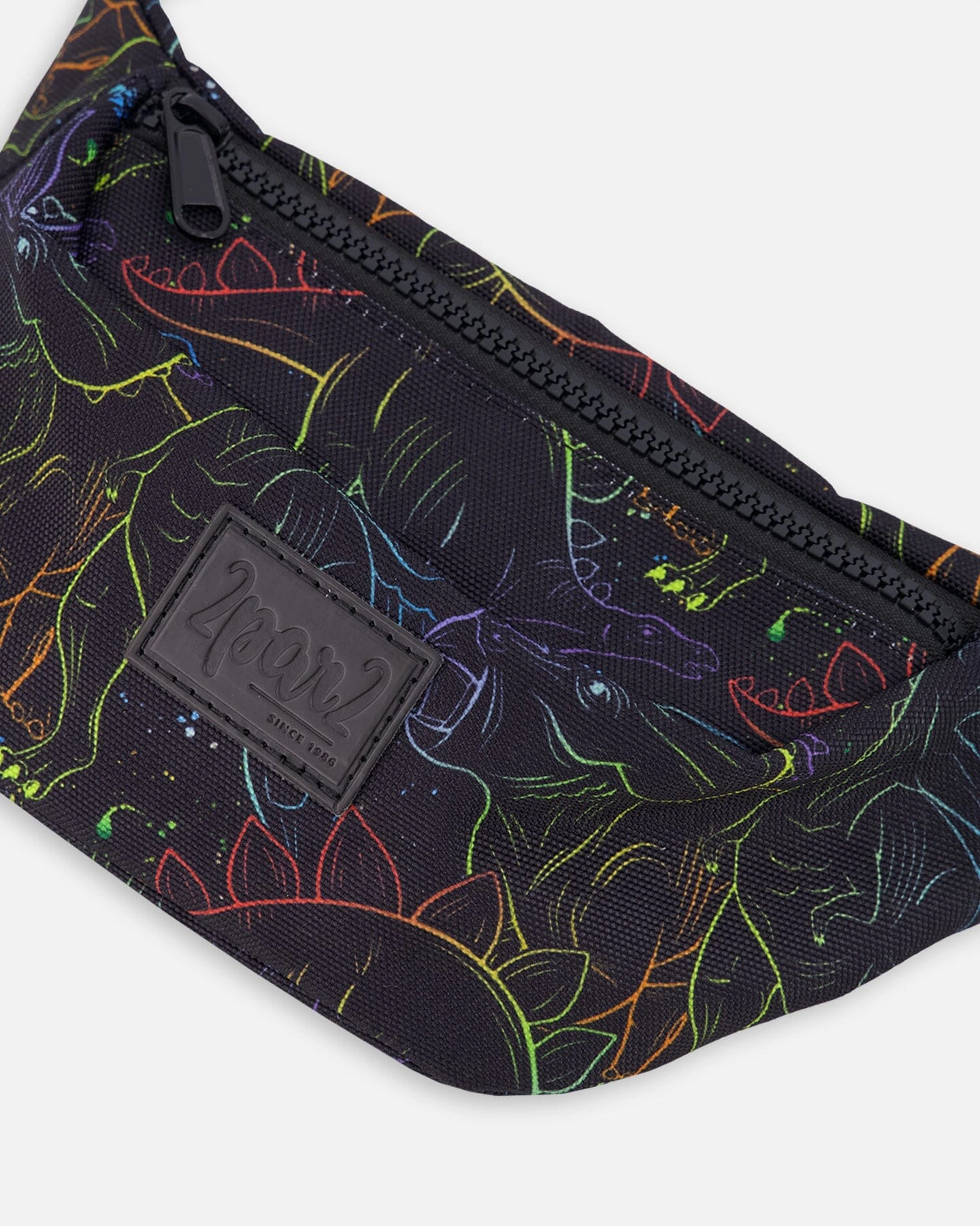 Deux par Deux Boys Fanny Pack Dinosaur Print