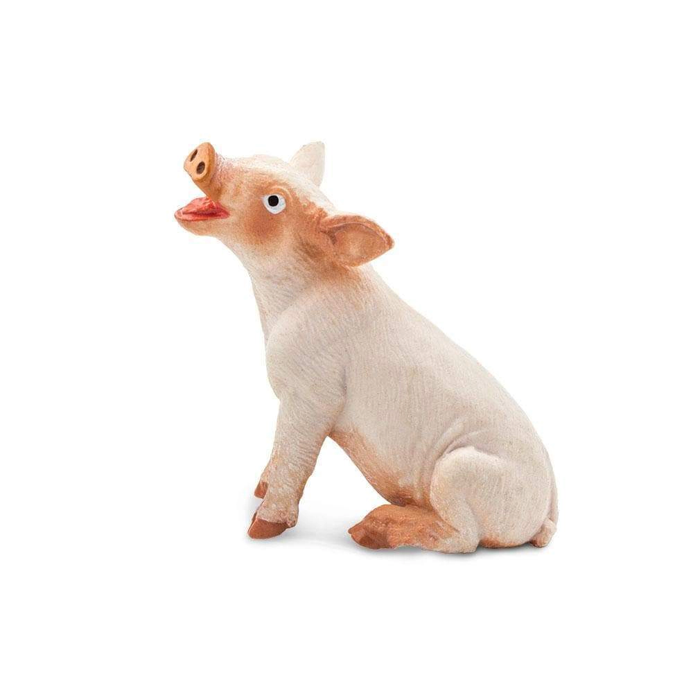 Safari Ltd. - Sitting Piglet Kids Toy Figure