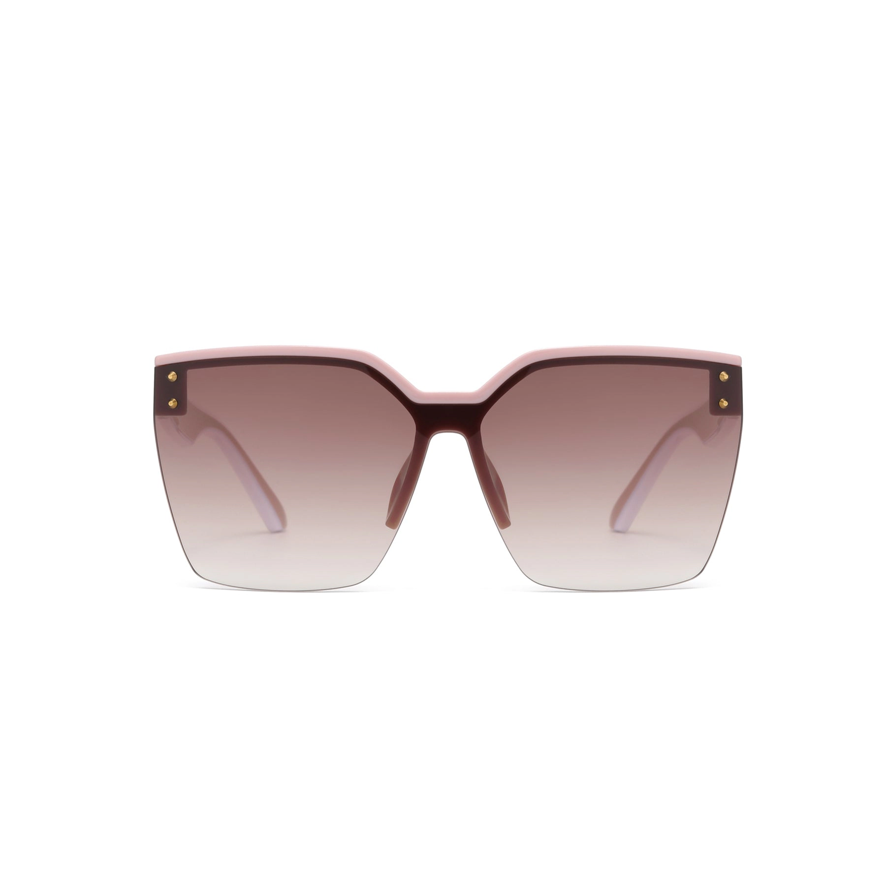 AGP PARIS Women's Classic Square Acetate Gradient Lens UV400 Sunglasses