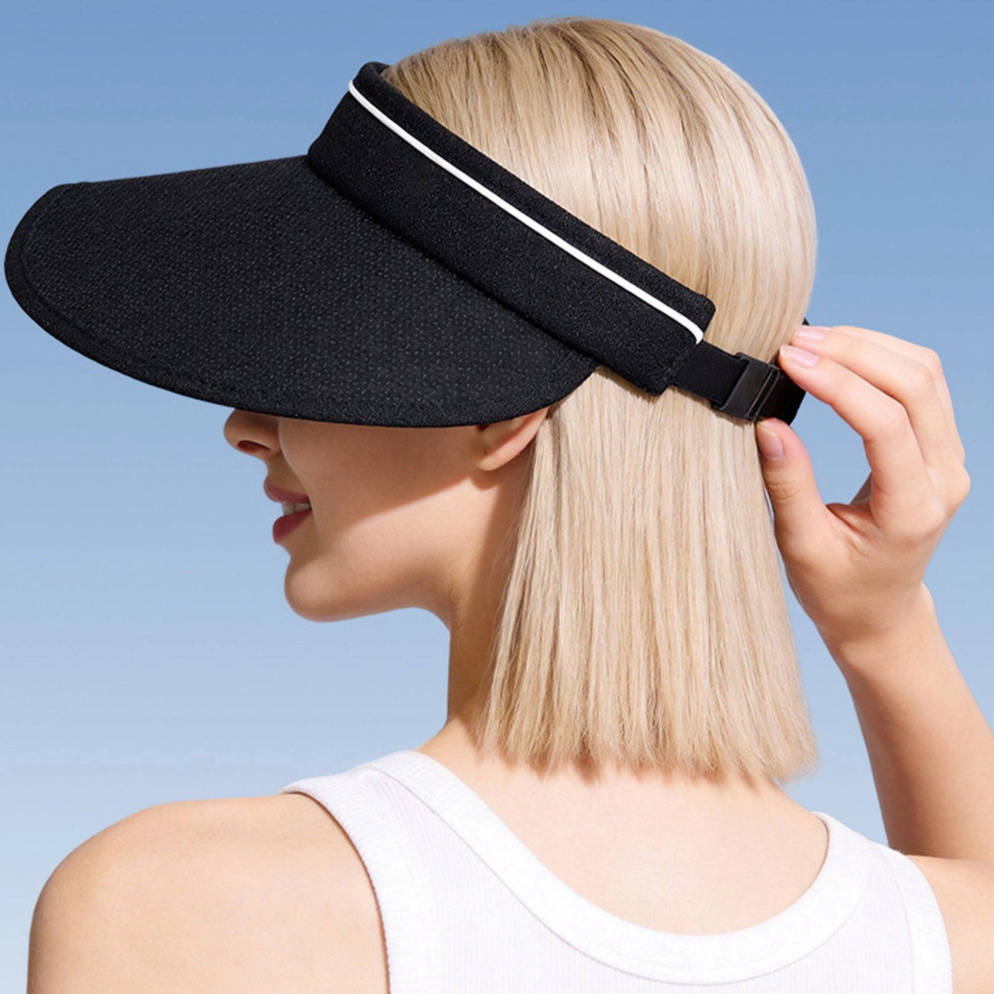 Anna-Kaci Womens Sun Visor Hat Lightweight Foldable Outdoor Beach Travel