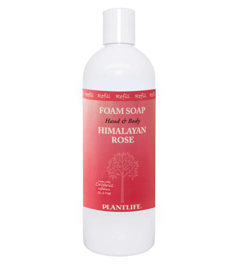 Plantlife Himalayan Rose Hand & Body Foam Soap Refill