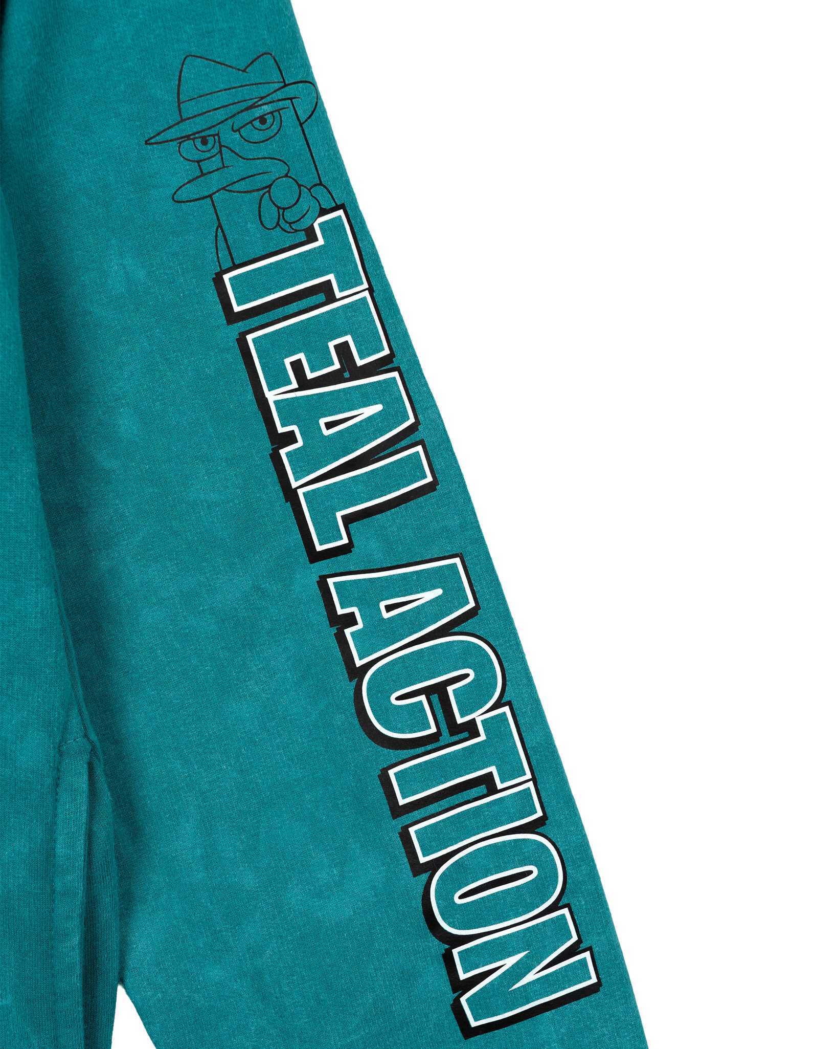 Disney Phineas and Ferb Perry the Platypus Matching Family Cosplay Fleece Zip-Up Hoodie