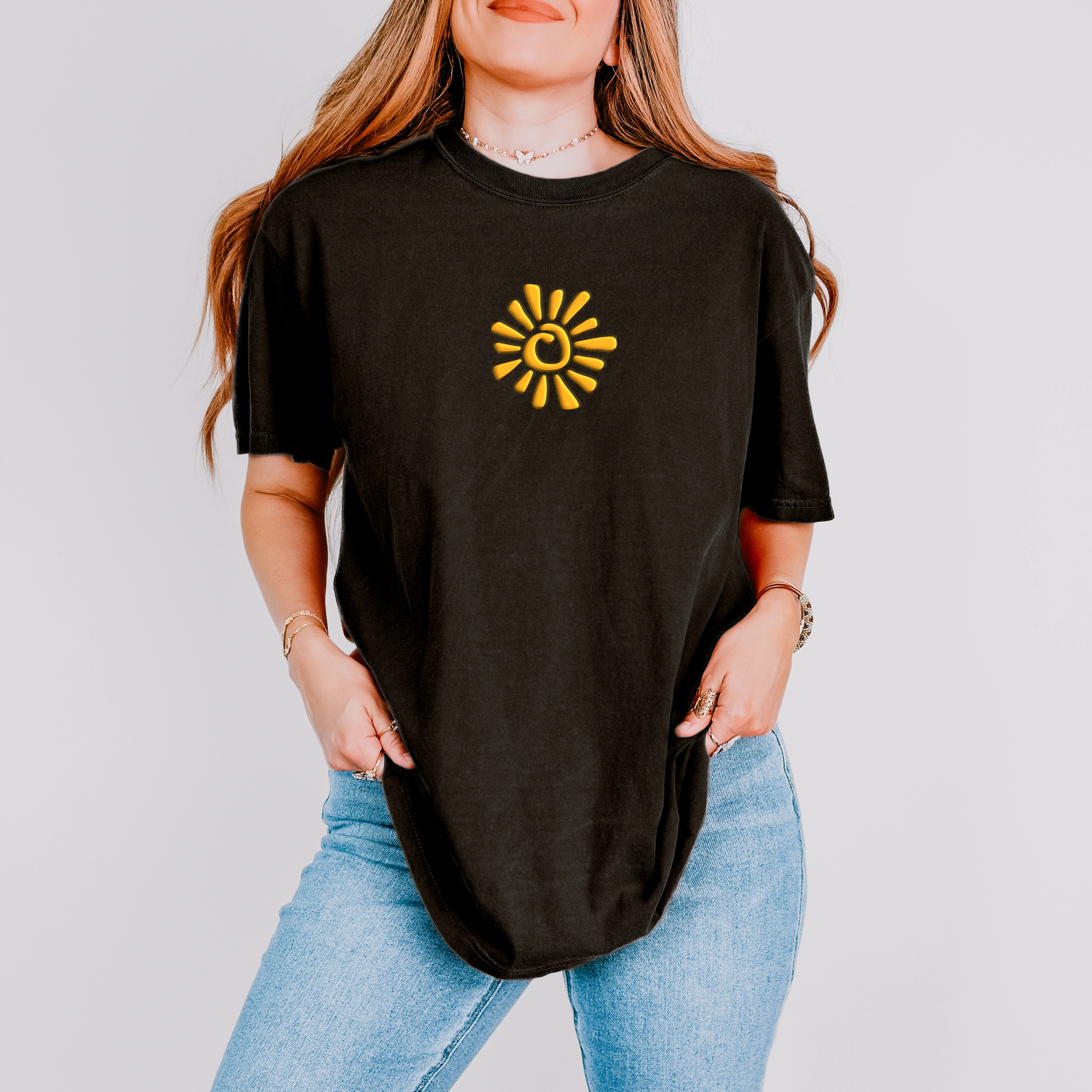 Simply Sage Market - Love You Like A Summer Night Women's Garment Dyed Graphic T-Shirt