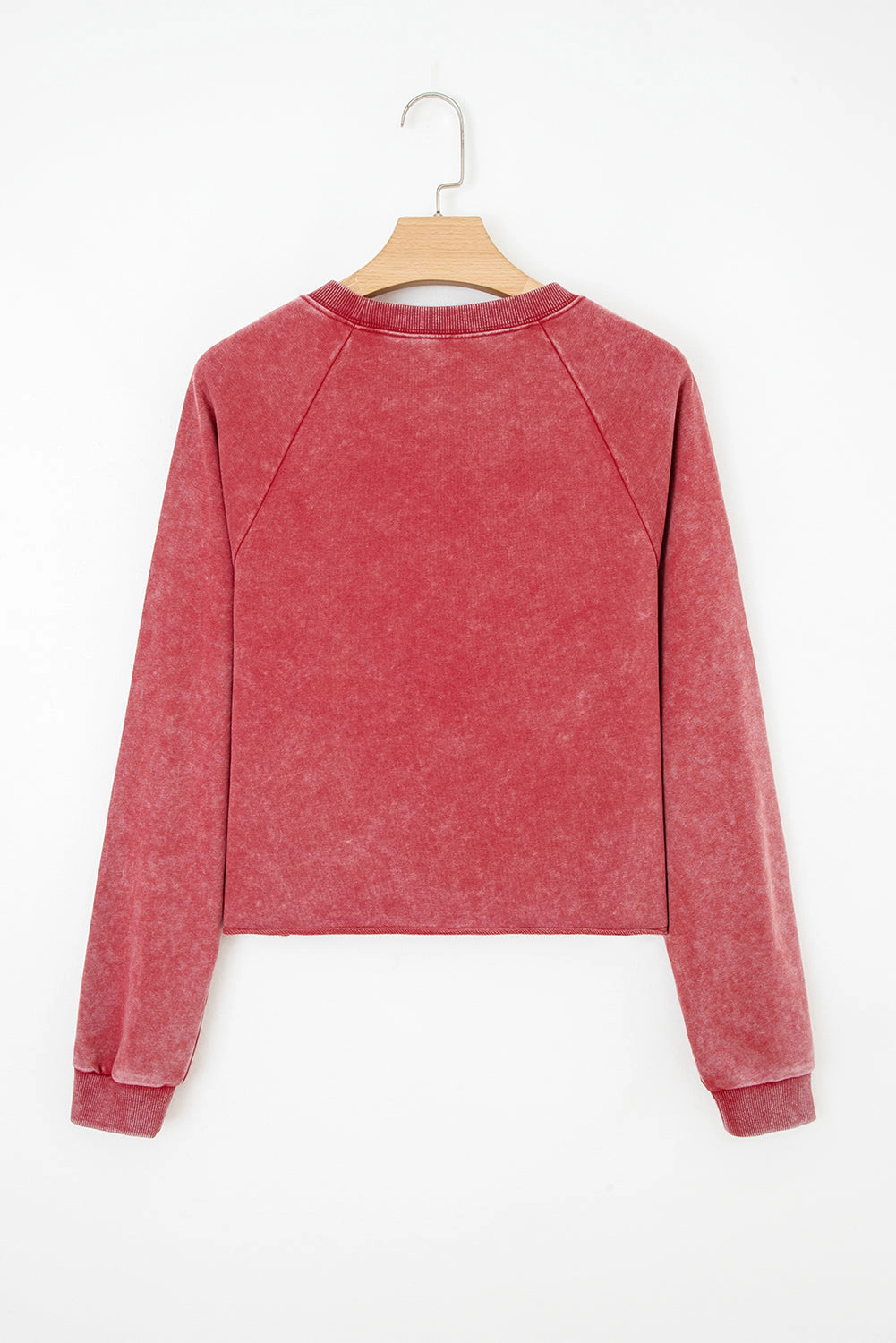 Threaded Pear Women's Liberty Raw Hem Crop Sweatshirt