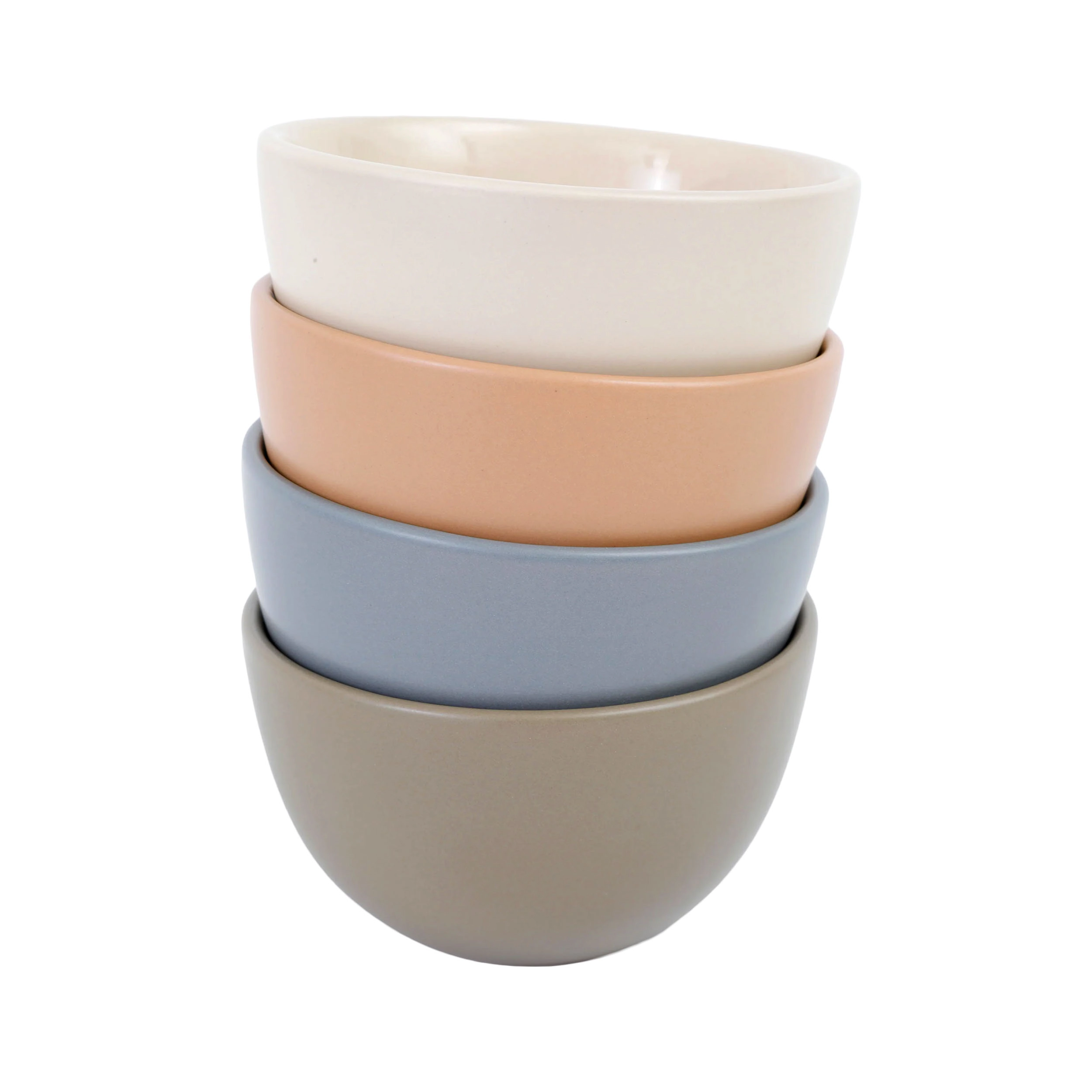 Gibson Home Marine Paradise 4 Piece 4" Stoneware Bowl Set in Assorted Colors