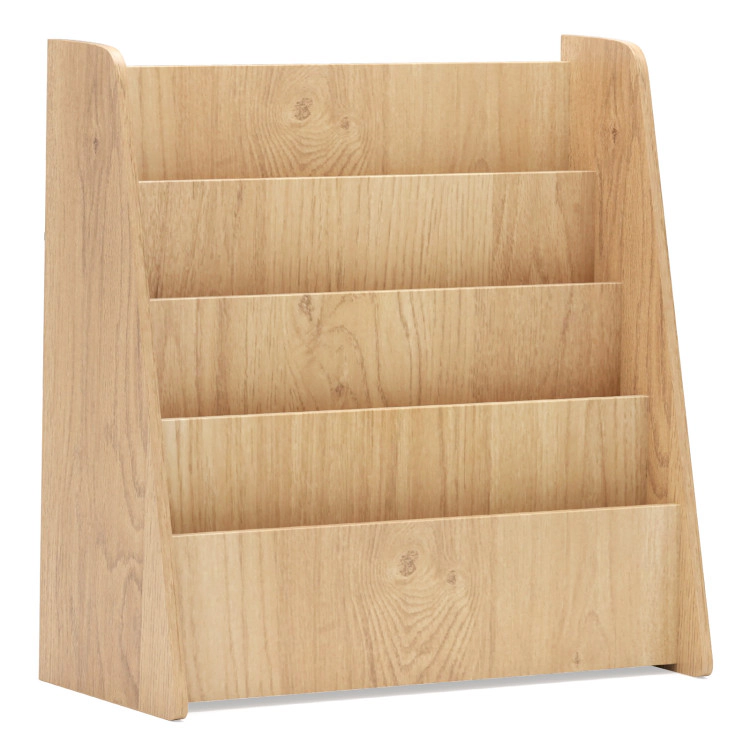 Hivvago 4-Tier Freestanding Kids Bookcase with Roomy Compartments