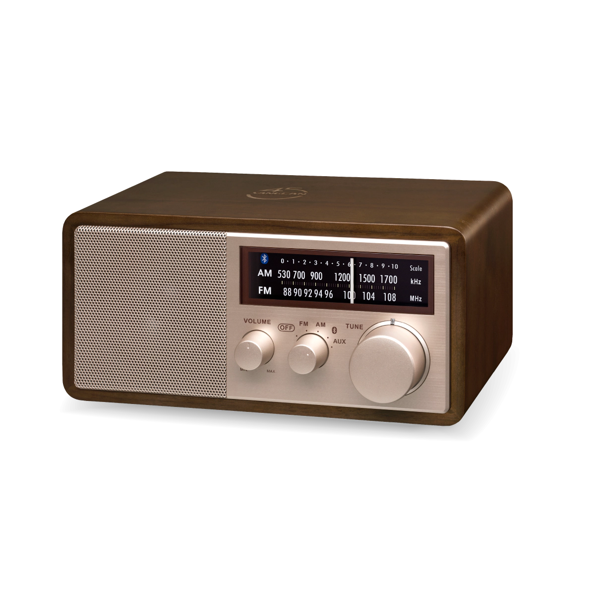 SANGEAN WR16 WR-16SE 45th Anniversary Wooden Cabinet Radio - AM/FM, Bluetooth 4.1, USB Phone Charging