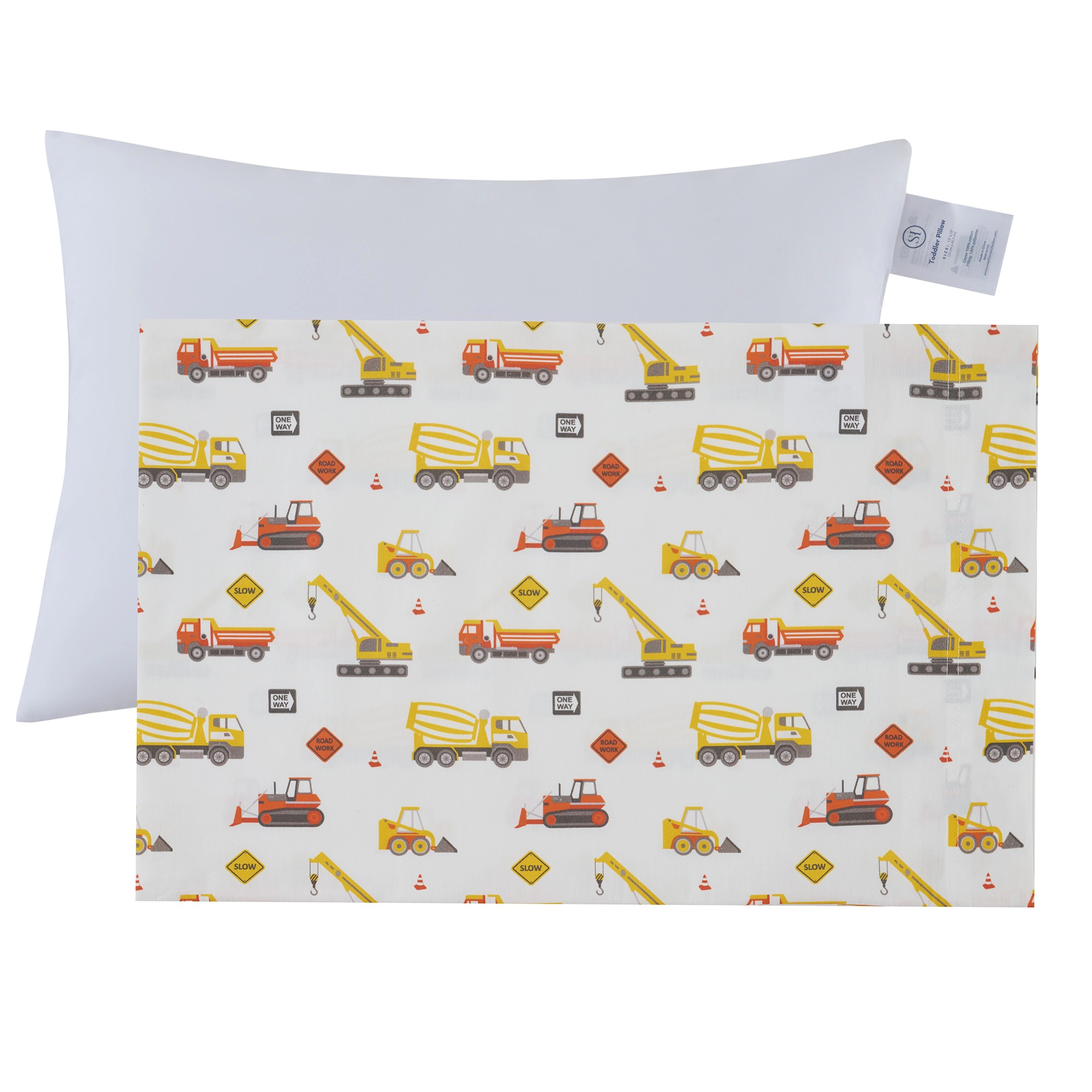 Sweet Home Collection Kids' 13"x18" Pillow & Printed Pillowcase