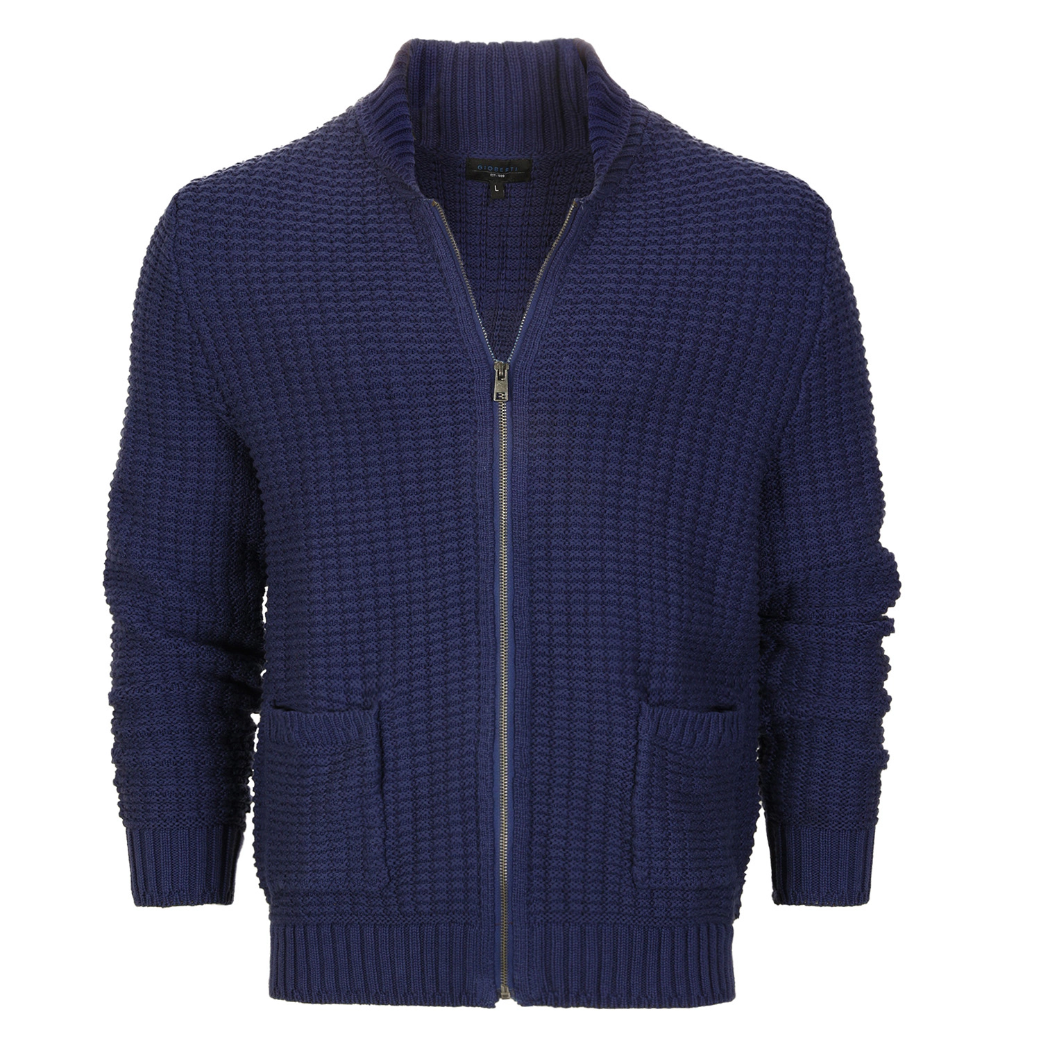 Gioberti Men's 100% Cotton Milano Knit Sweater