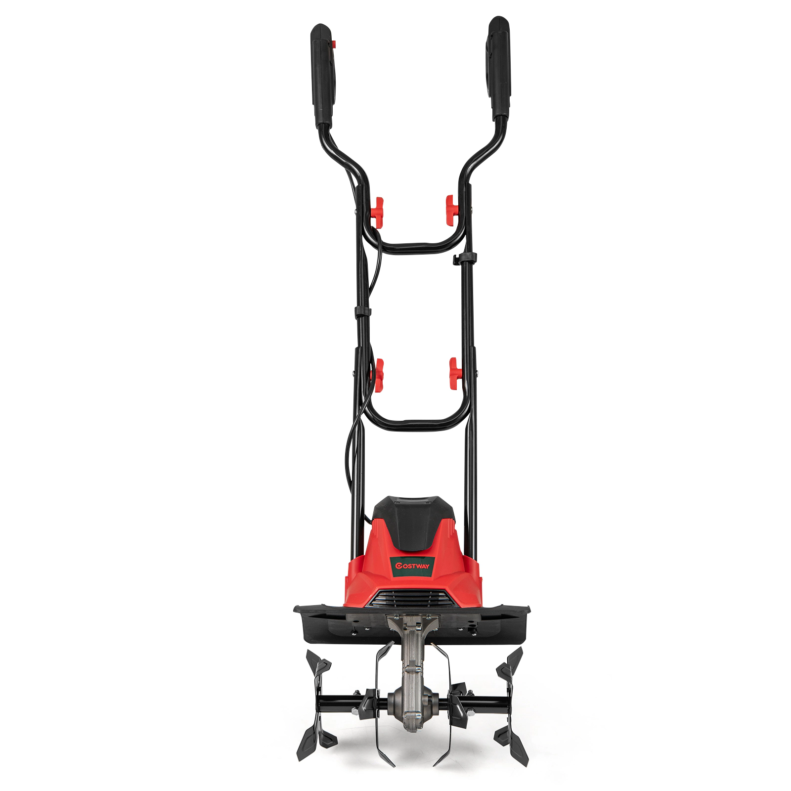 LJG 10 Amp Powerful Corded Electric Tiller Cultivator with Safety Lock