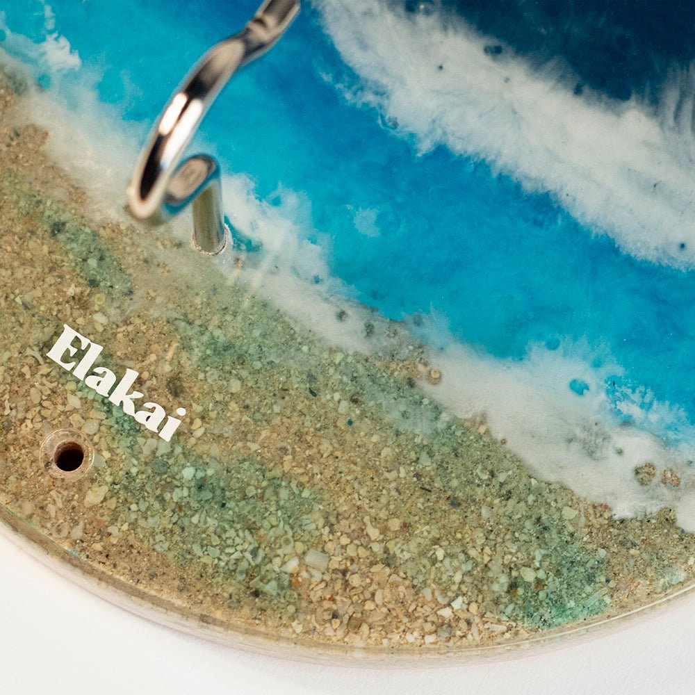 Elakai The Beach Epoxy Resin Wayfarer Art Hook Ring Game