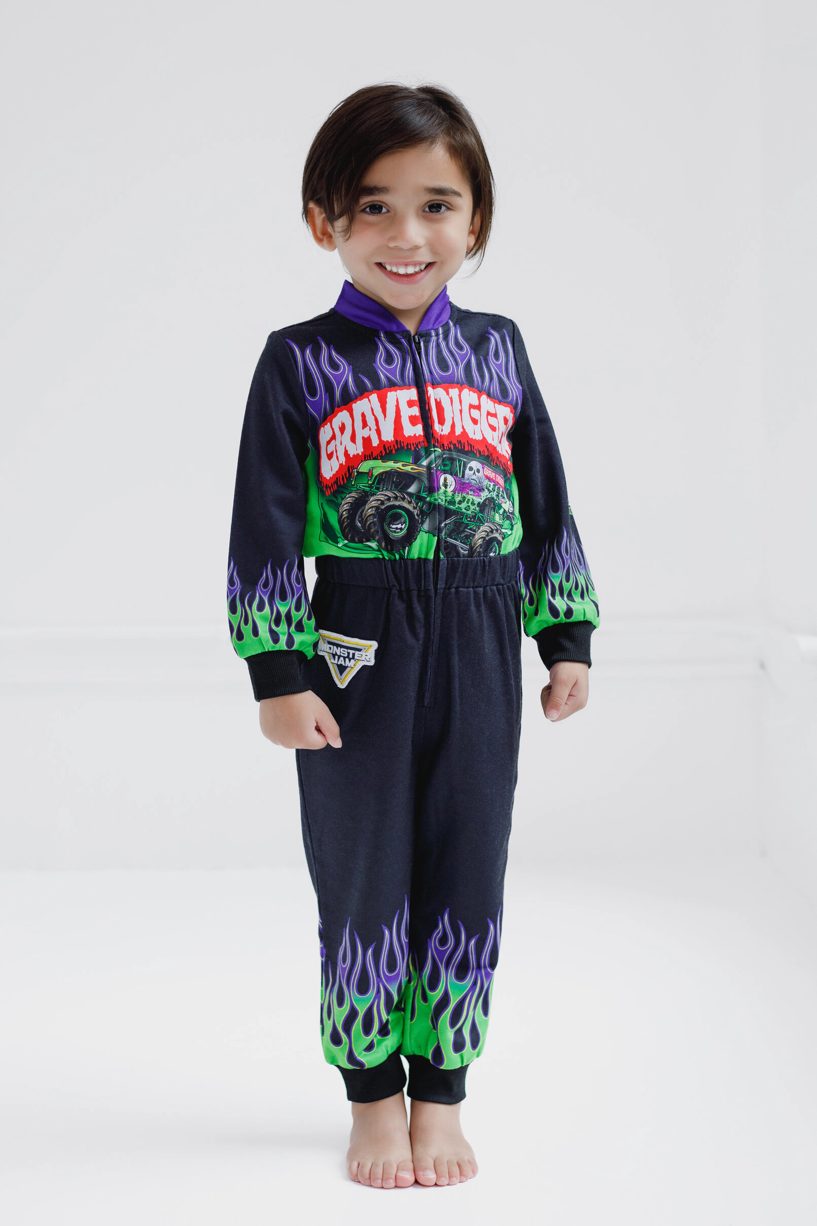 Monster Jam Zip-Up Coverall
