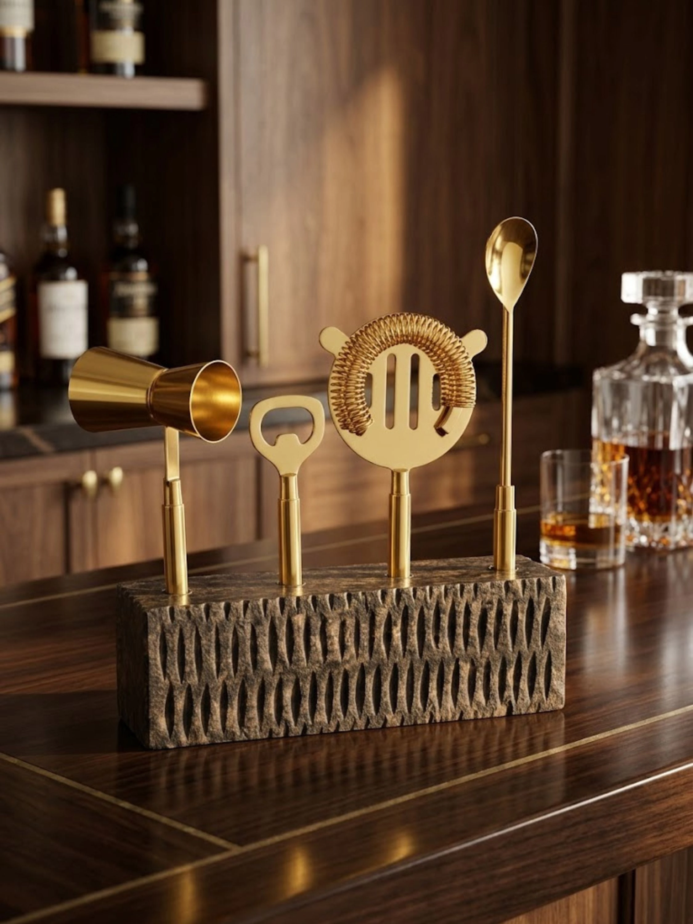 GAURI KOHLI Sante Onyx Bar Tools