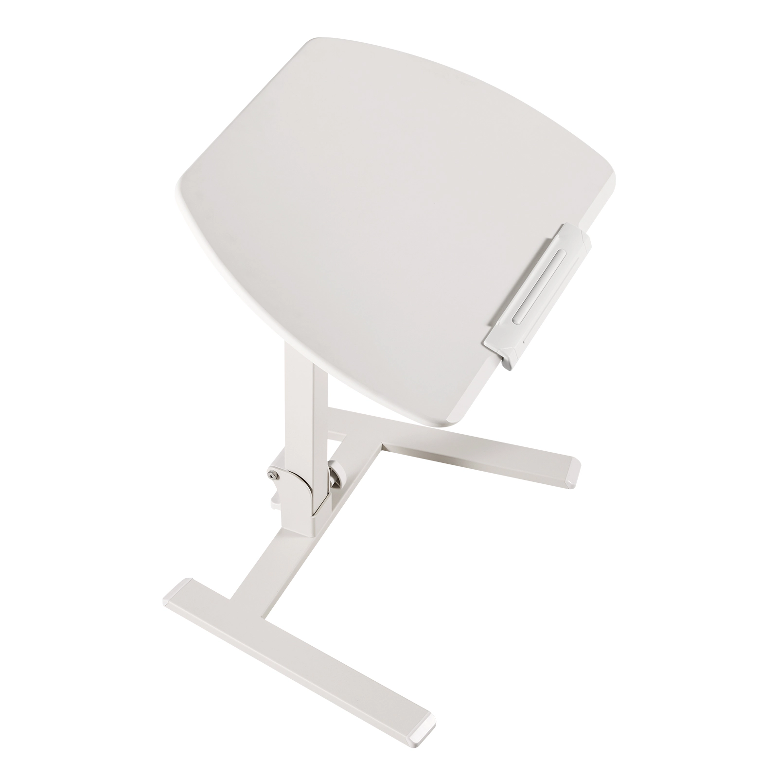 HONGGE Standing Desk, Adjustable Height Mobile Stand Up Desk with Casters, Small Computer Sit
