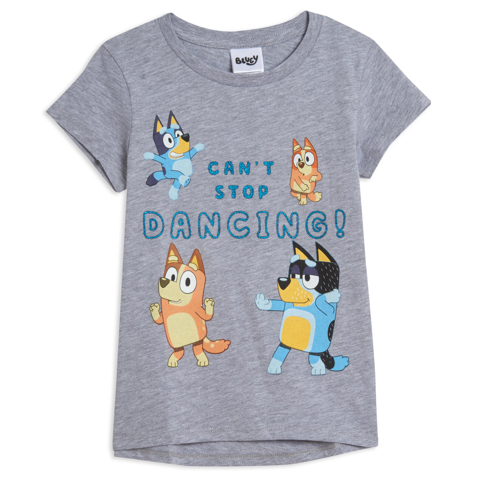 Bluey Girls' Glitter Graphic T-Shirt