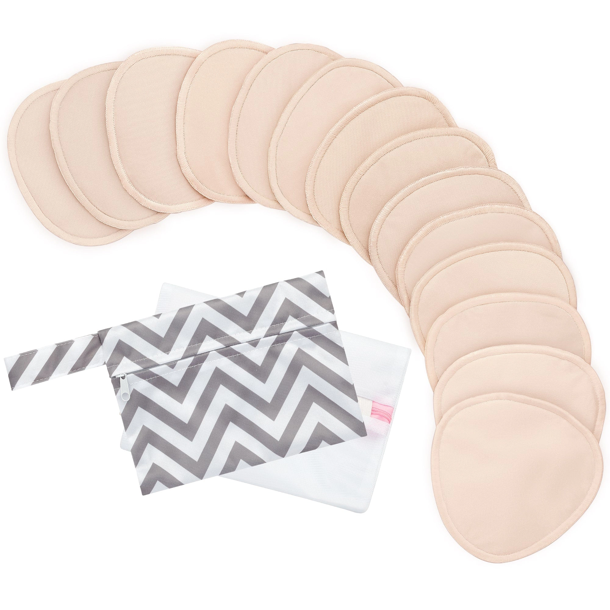 KeaBabies Contour Nursing Pads (Bare Beige)