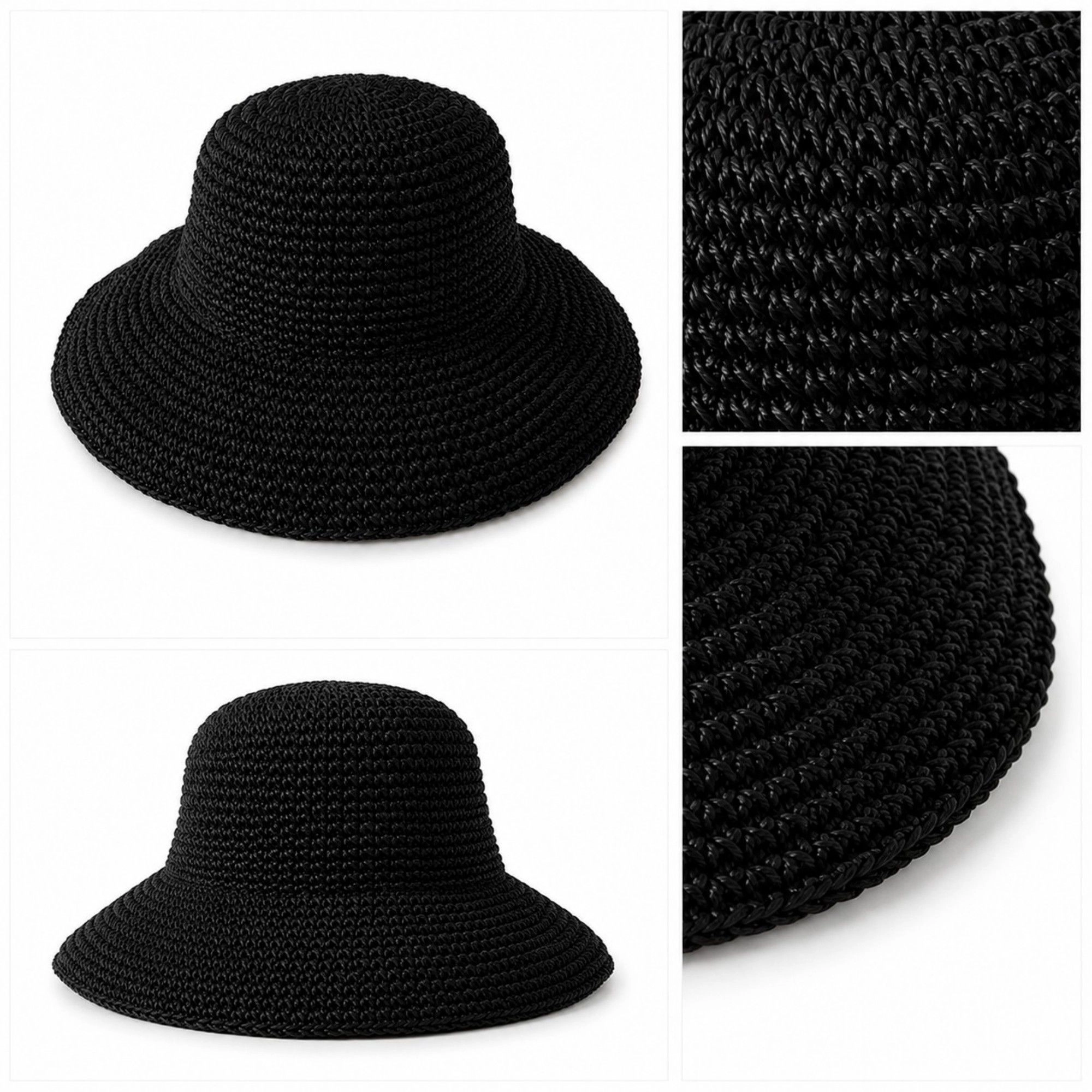 Anna-Kaci Women's Summer Sun Hat for Women - Lightweight Wide Brim Straw Beach and Vacation