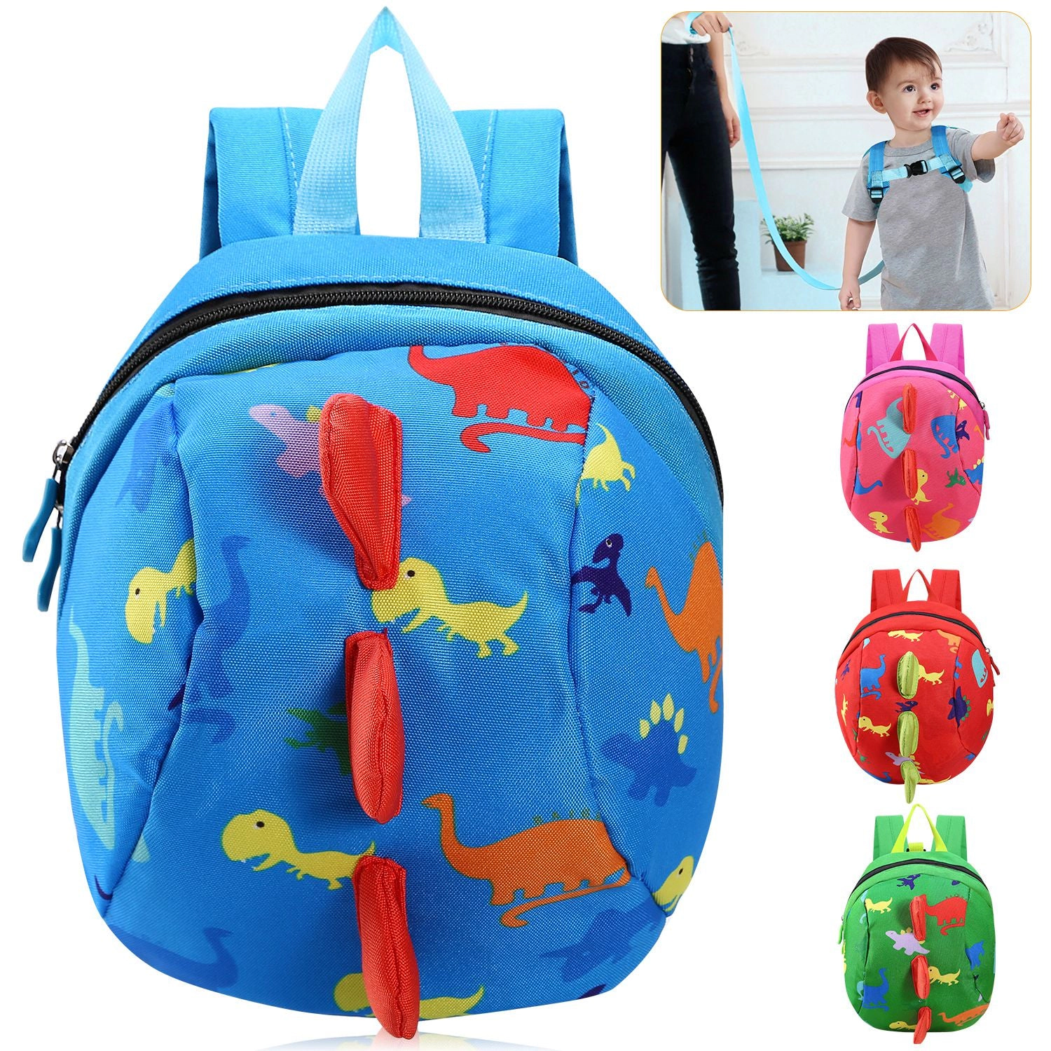 GBruno Kids' Dinosaur Safety Harness Backpack