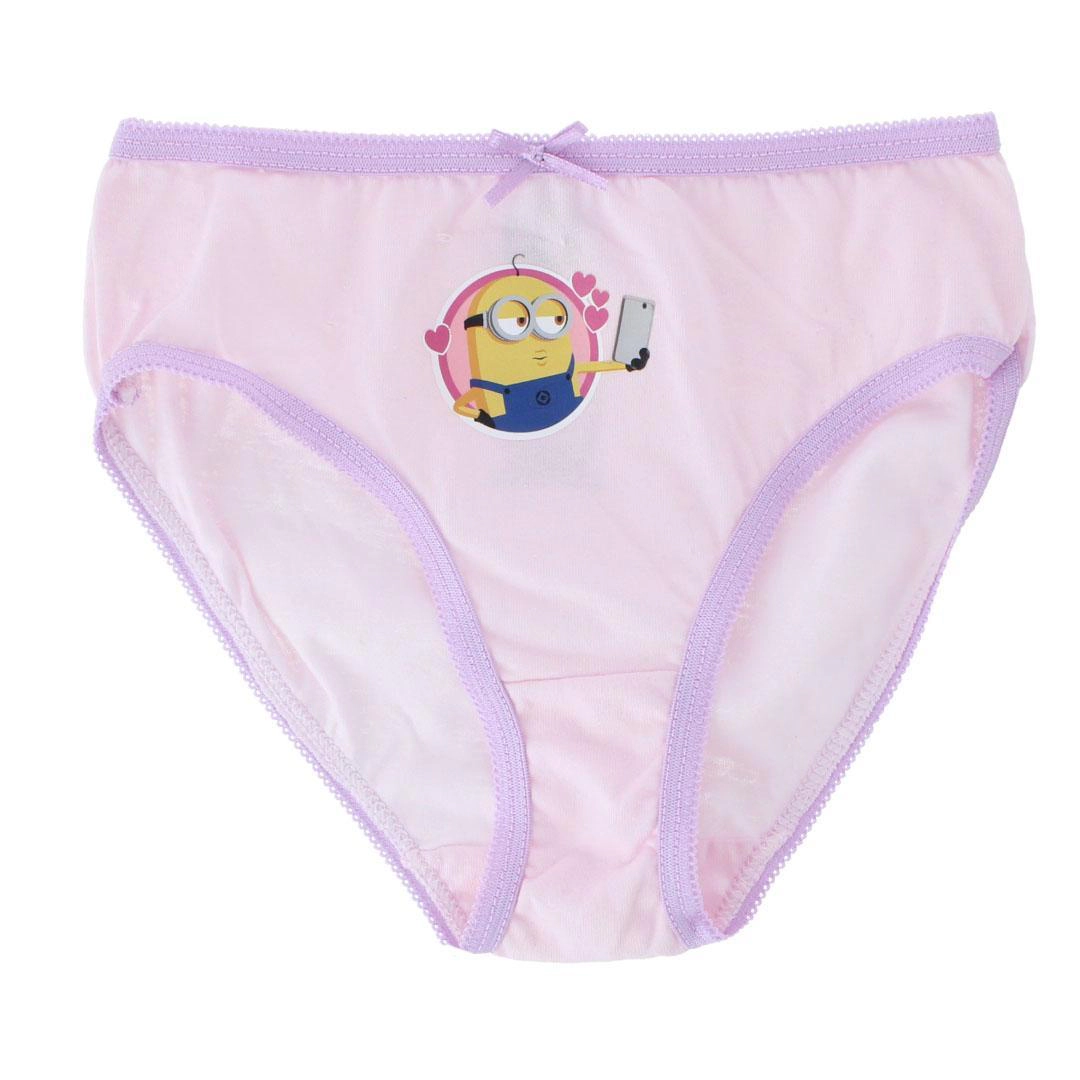 Textiel Trade Toddler Girl's Minion Brief Underwear (3 Pack)