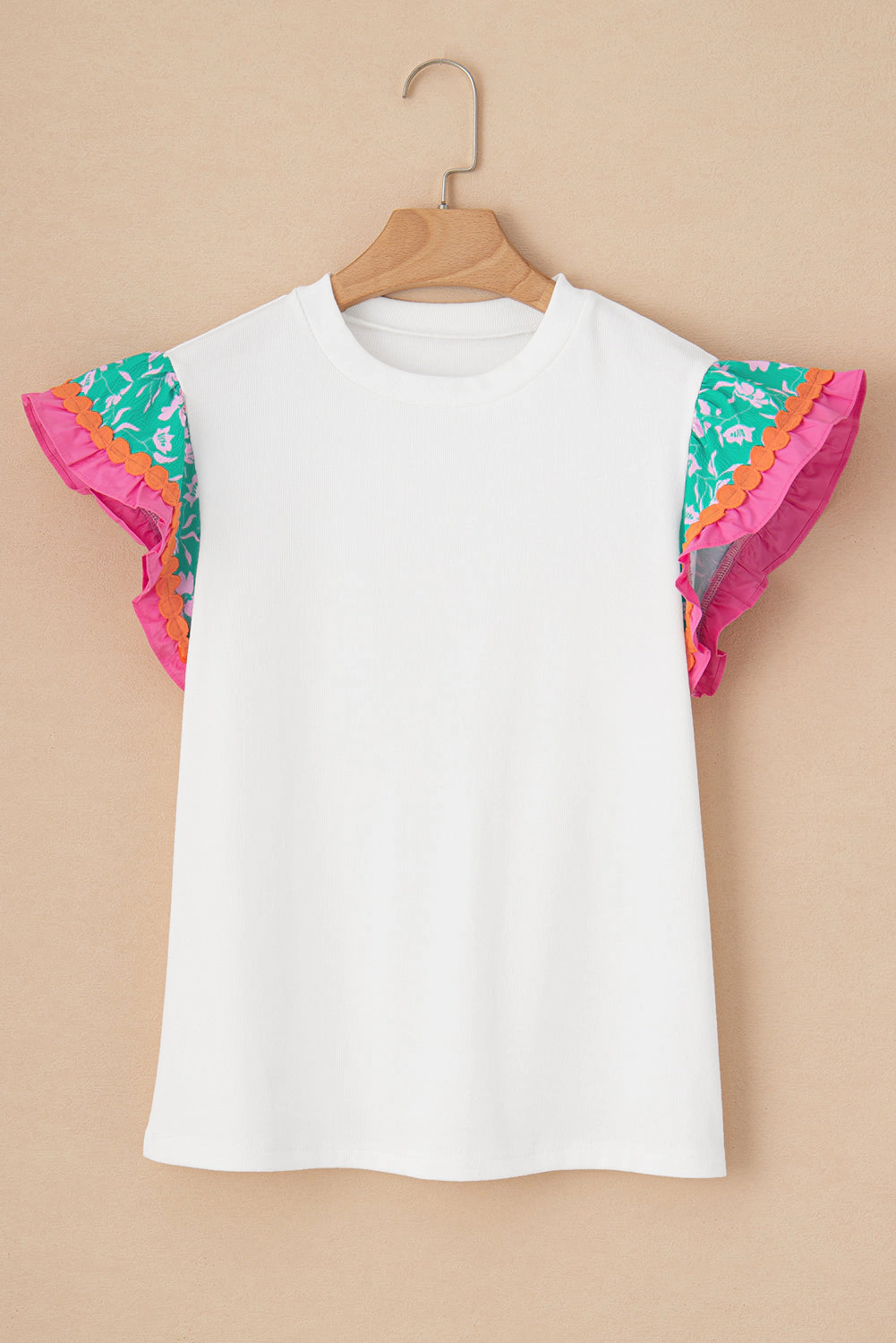 Threaded Pear Women's Kinsley Floral Sleeve Top