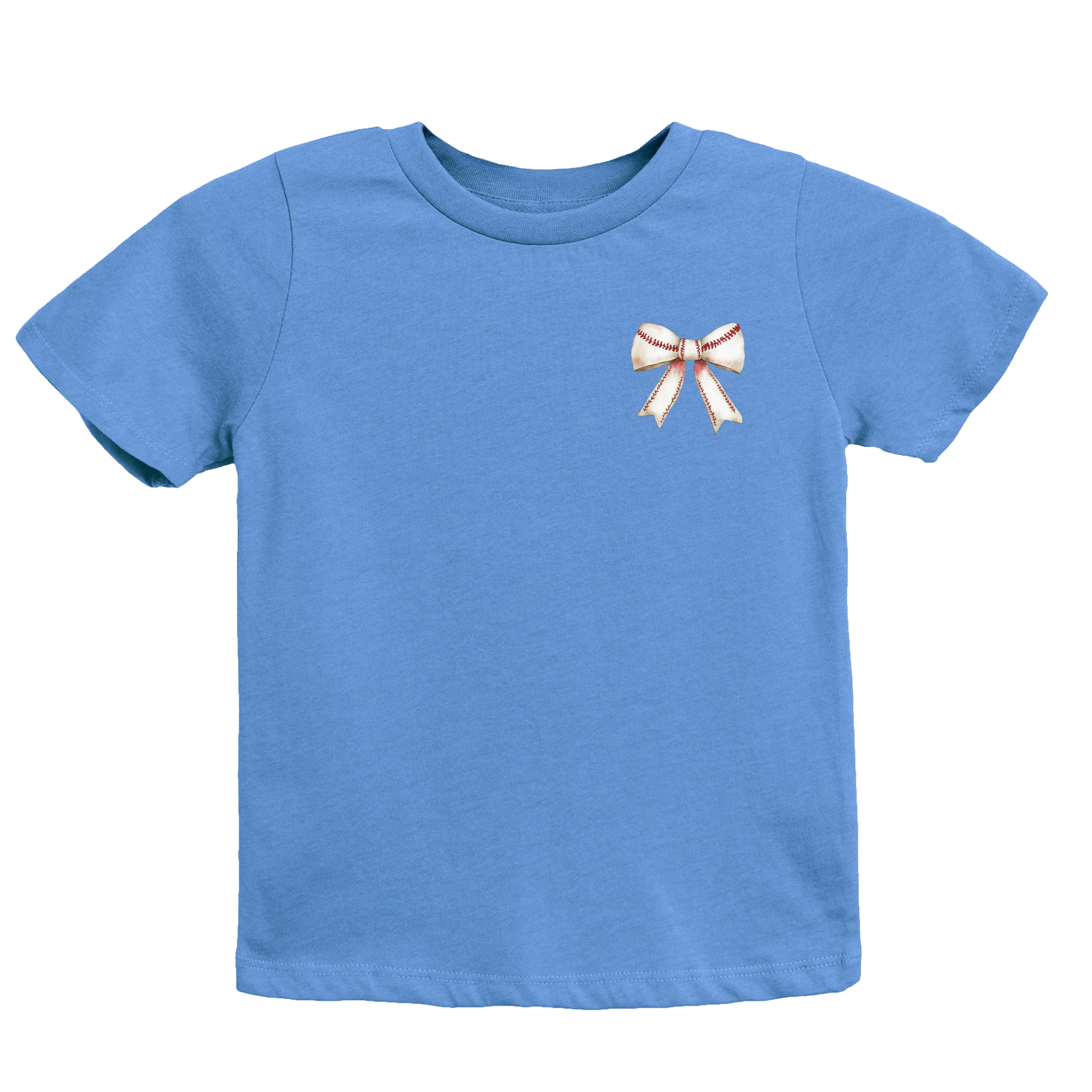The Juniper Shop - Baseball Game Day Stacked Coquette Front and Back Design Youth Short Sleeve Graphic T-Shirt