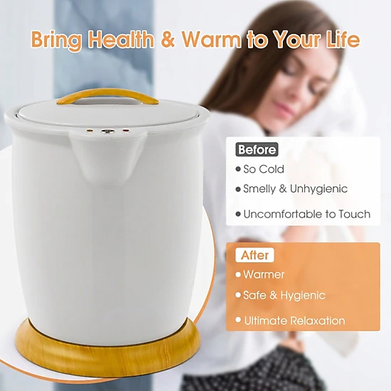 SUGIFT 20L Towel Warmer Bucket, 400W, One-Touch Control, 60-Minute Auto Shut-Off
