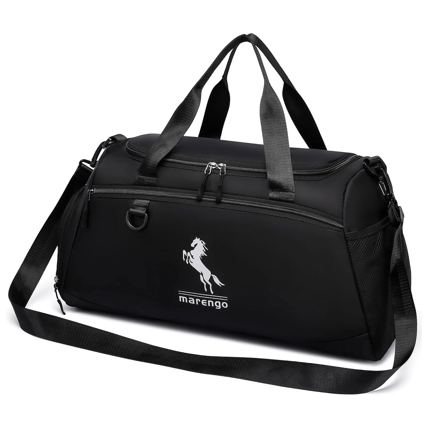 GBruno Waterproof 37L Gym Duffle Bag With Shoe Compartment