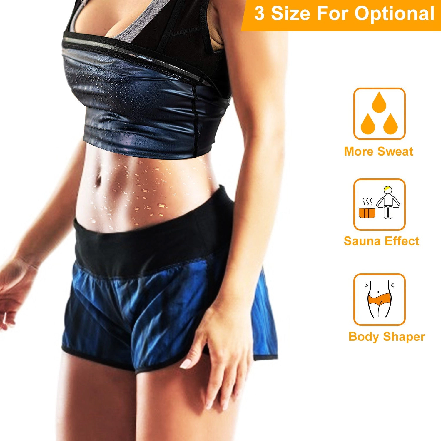 GBruno Heat-Trapping Sweat Vest Waist Trainer