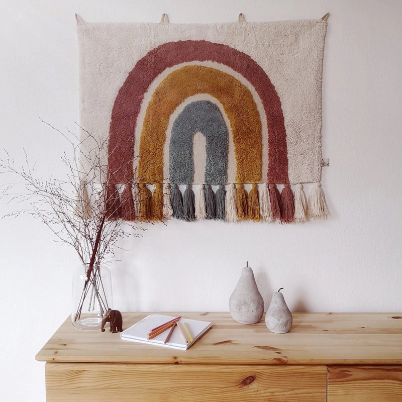 Nattiot Kids Bedroom Cotton Wall Decor Rainbow