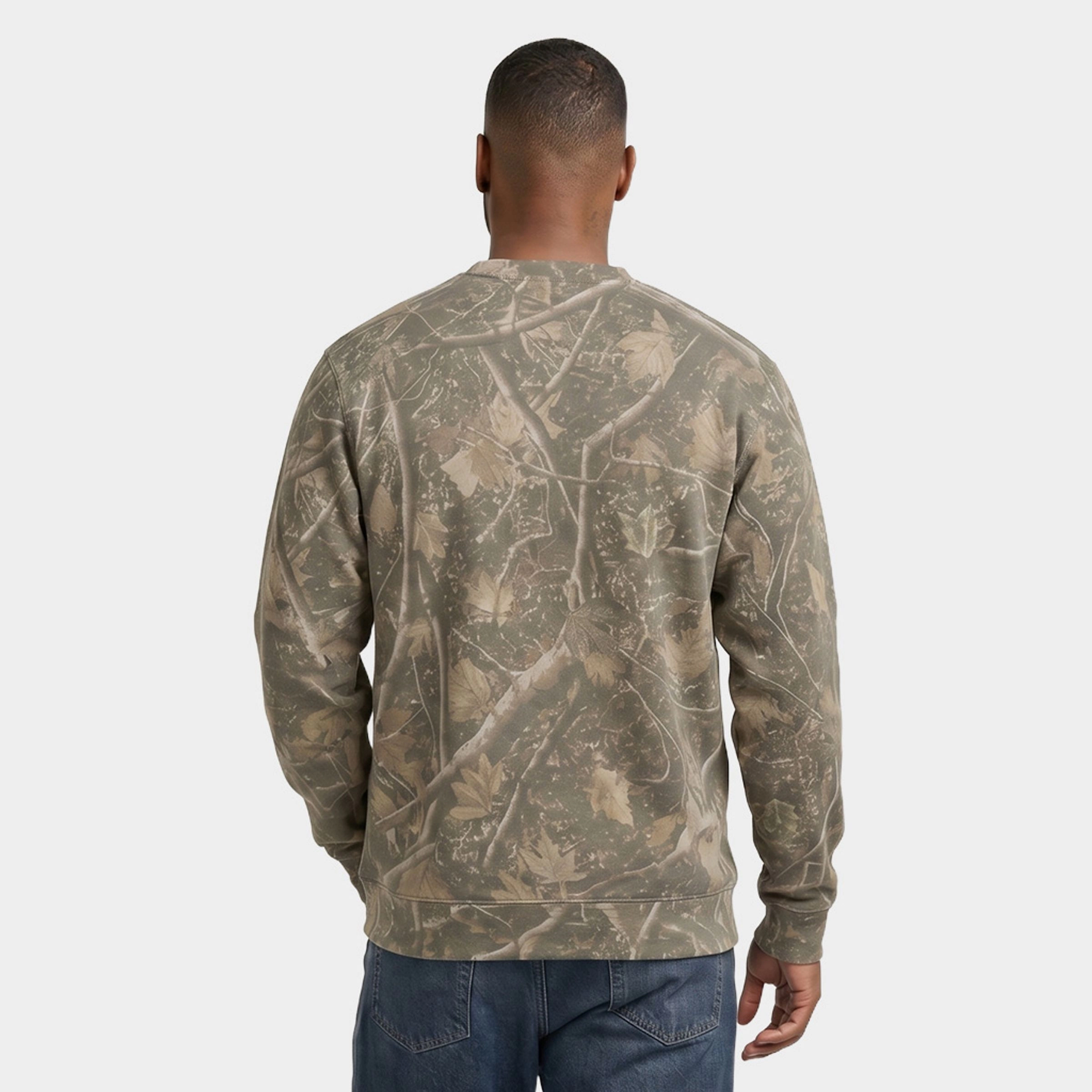 Simply Sage Market - Men's Camo Sweatshirt Dog Dad Sketch