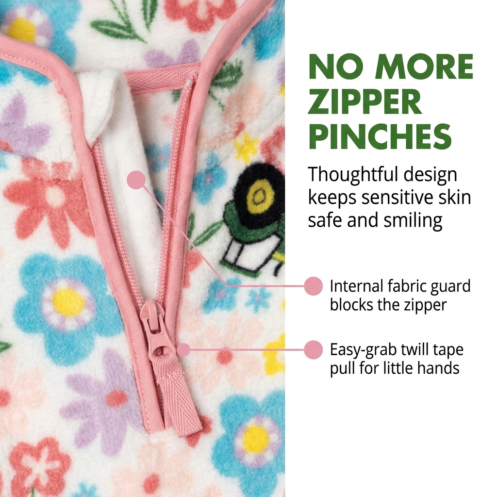 John Deere Girls' Fleece Quarter-Zip Sweatshirt