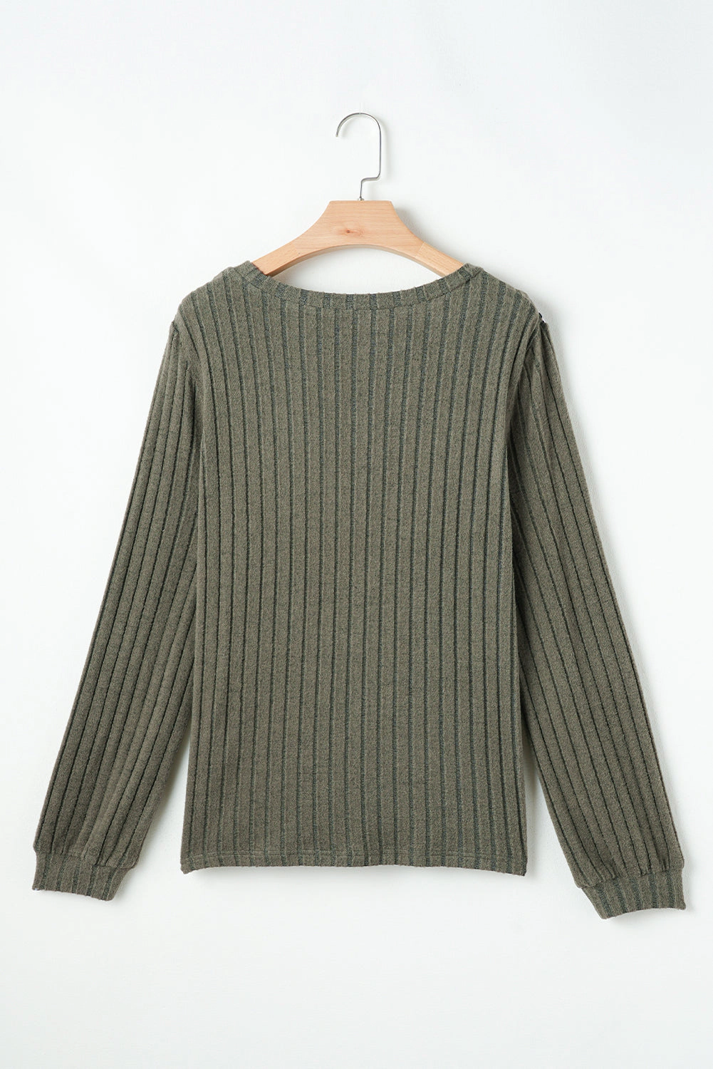 Threaded Pear Women's Zelda Rib Textured Knit Top