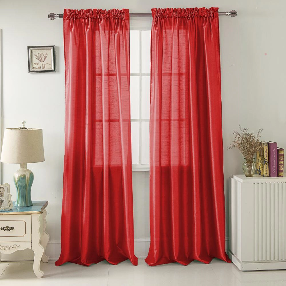 Nancy 2-Piece Grommet Panel 38" x 84" Black by Rt Designers Collection