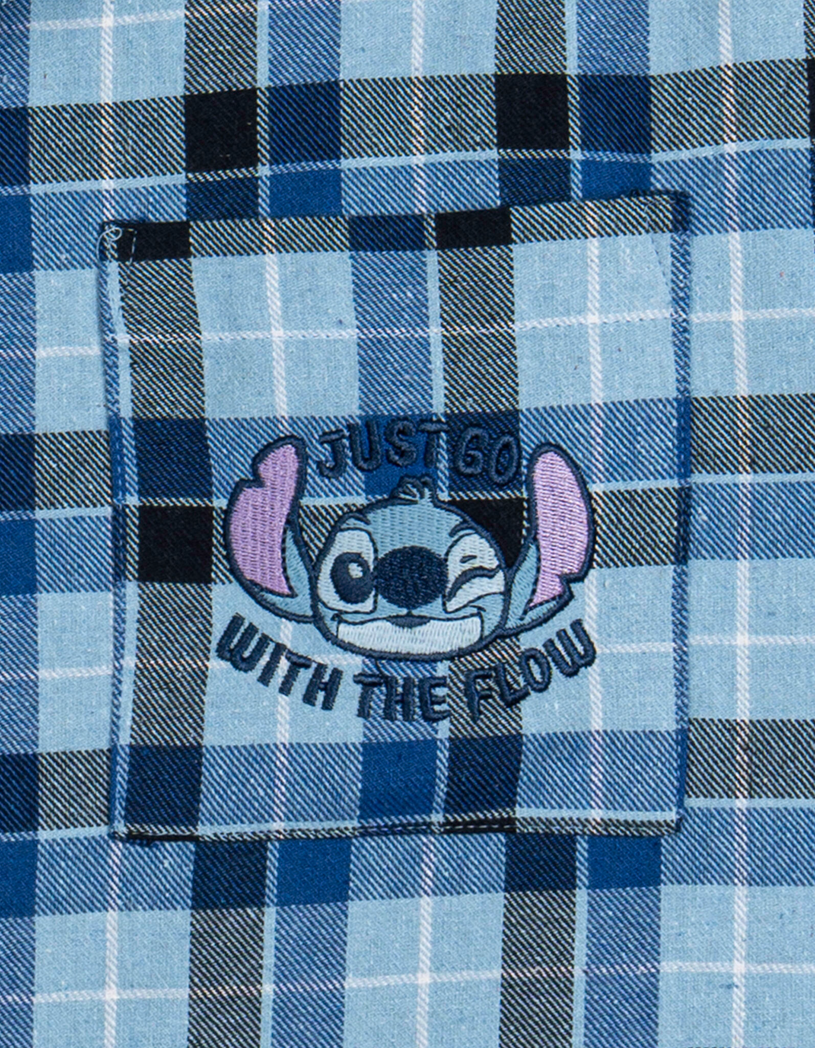 Disney Lilo & Stitch Girls' Long Sleeve Button Down Shirt