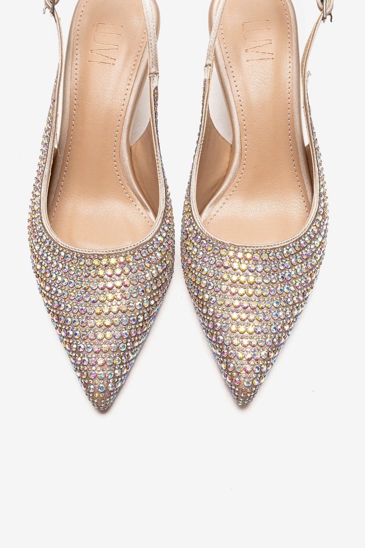 Prologue Shoes Womens Yasmina Embellished Stiletto Pump