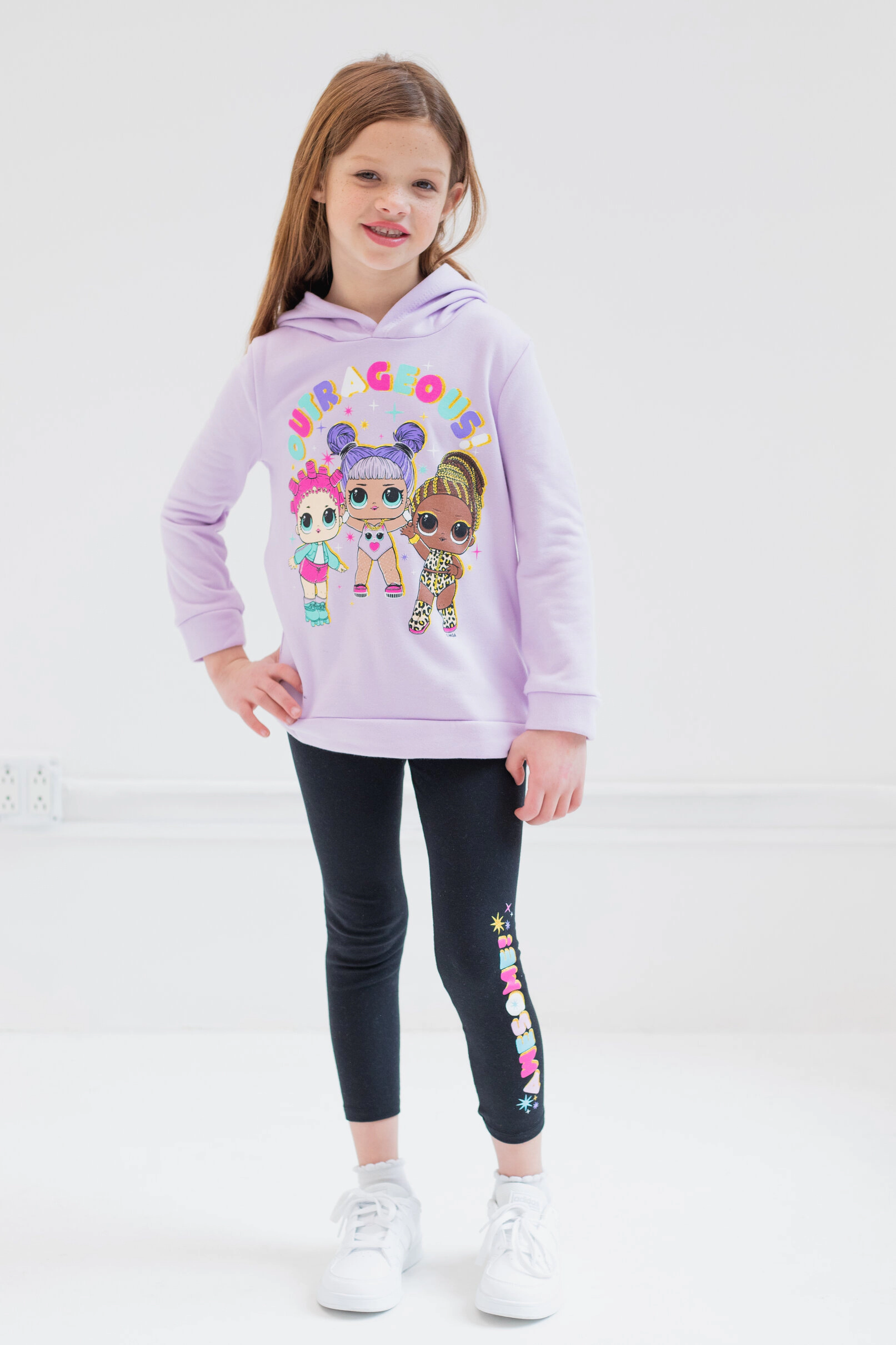 L.O.L. Surprise! Girls' Fleece 2-Piece Hoodie and Leggings Set