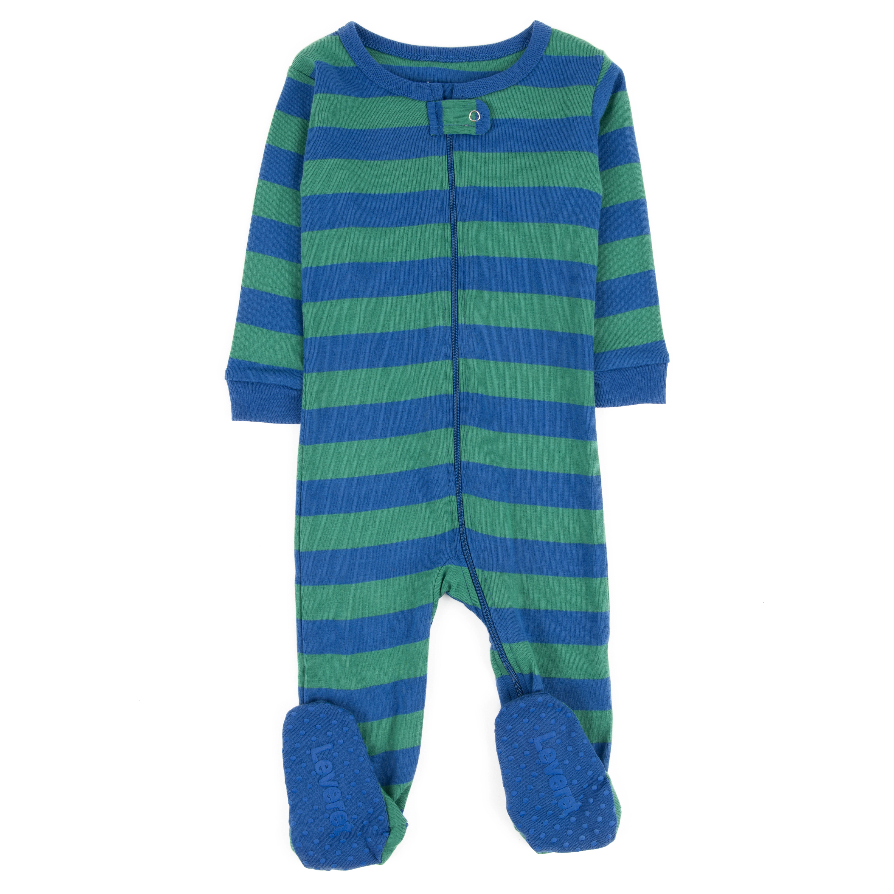 Leveret Baby/Toddler Striped Cotton Footed Pajamas