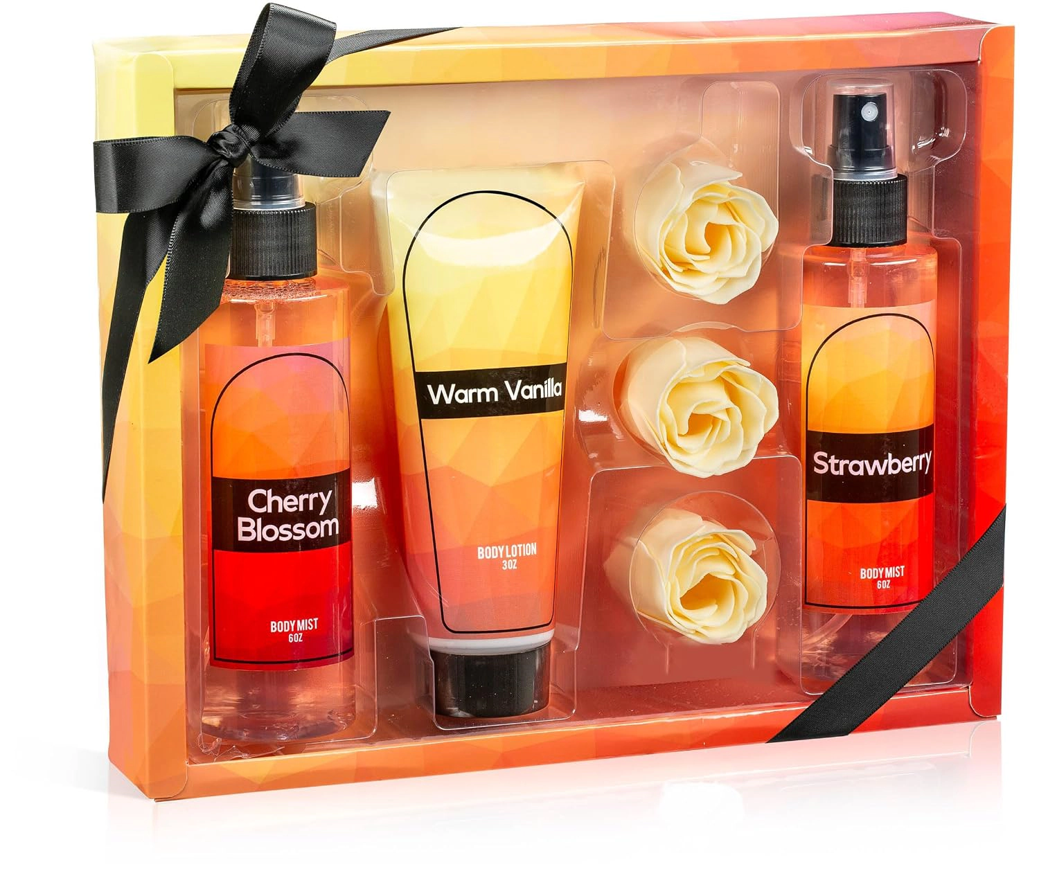 Freida and Joe  Women Cherry Blossom, Strawberry, Vanilla Body Splash Valentine's Gift