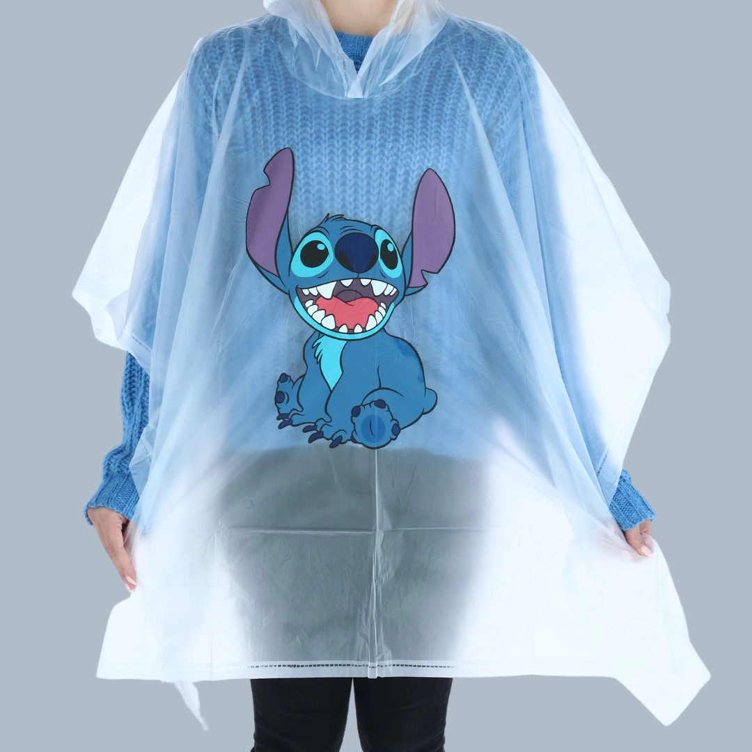 Jerry Leigh Adult's Stitch Print Rain Poncho
