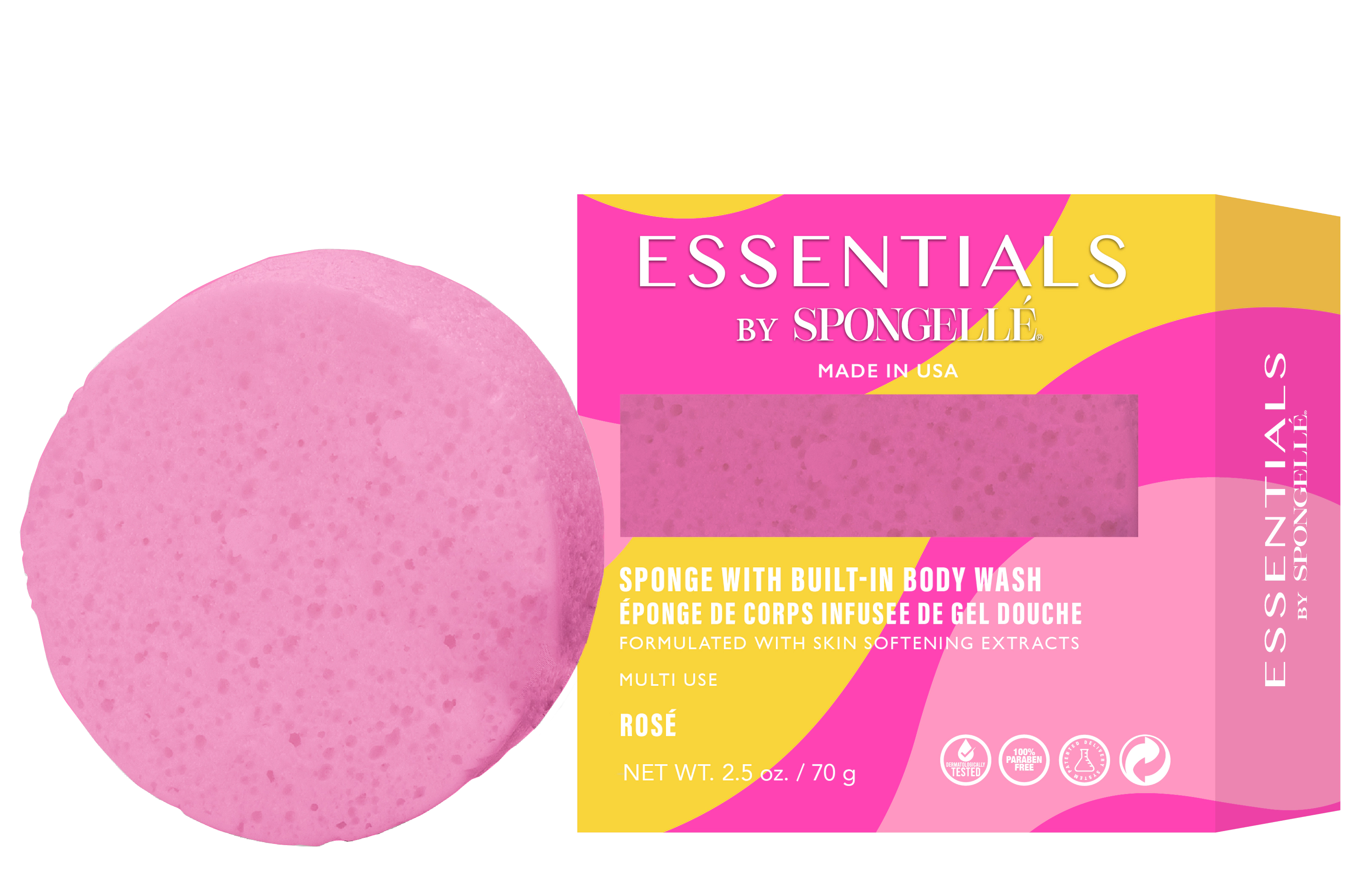ESSENTIALS BY SPONGELLE - BODY BUFFER - ROSÉ
