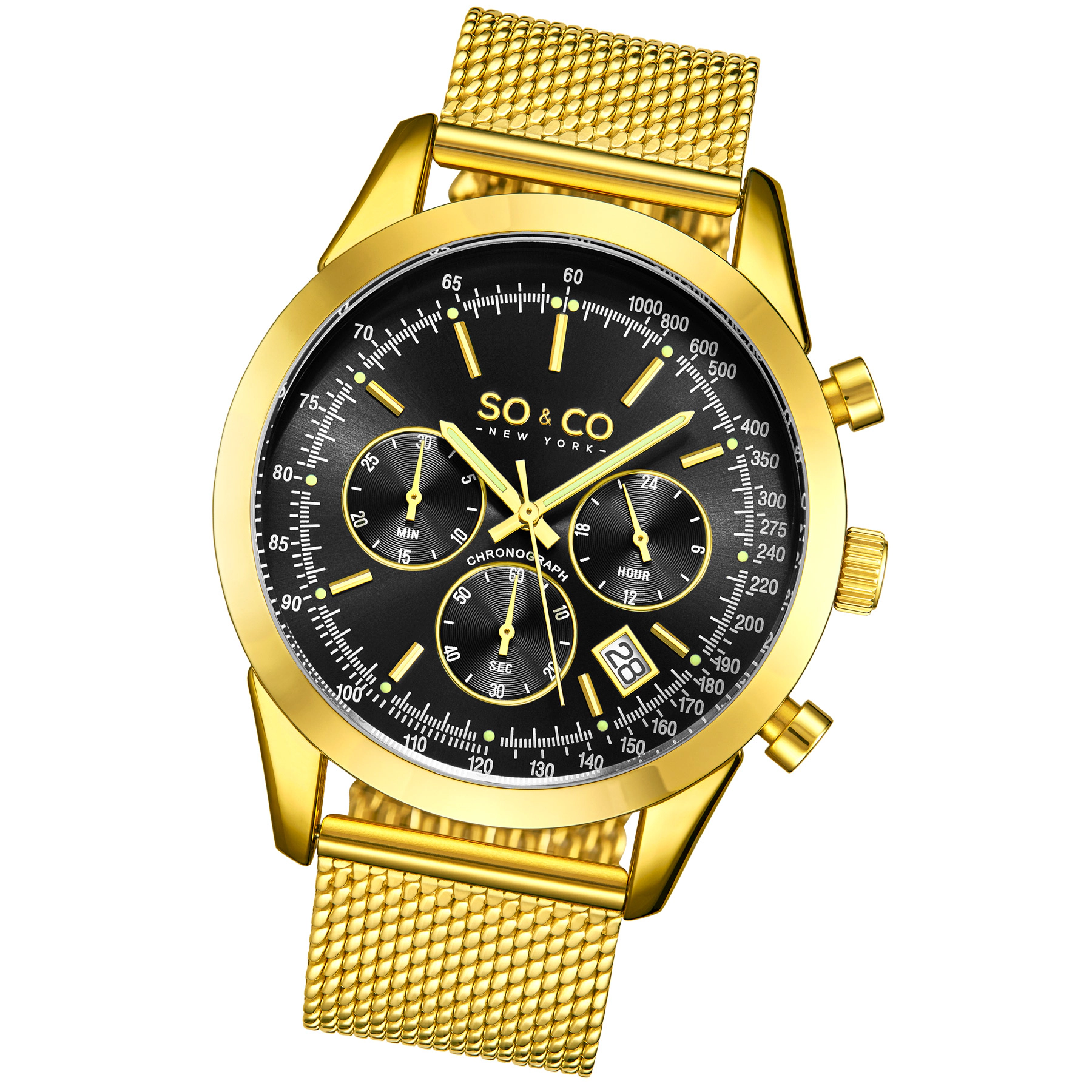 SO&CO 5535 44mm Classic Quartz Watch