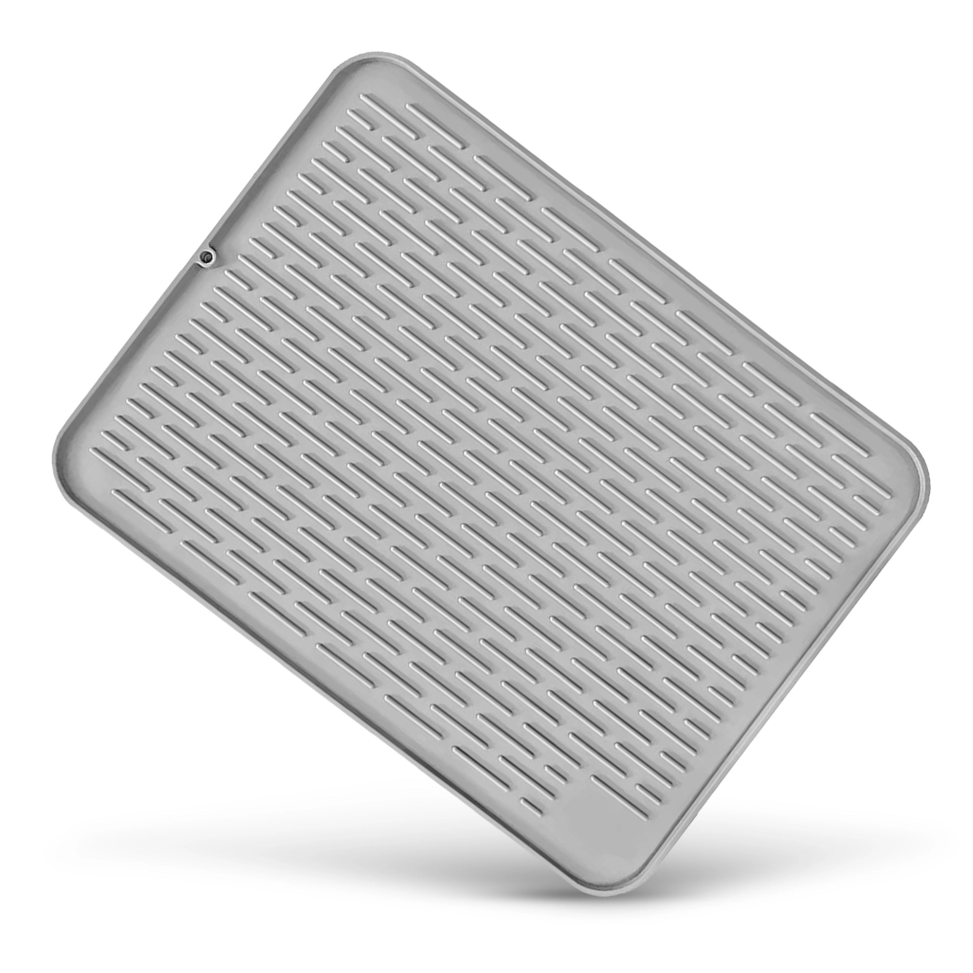 Cheer Collection Silicone Dish Drying Mat for Kitchen Counter