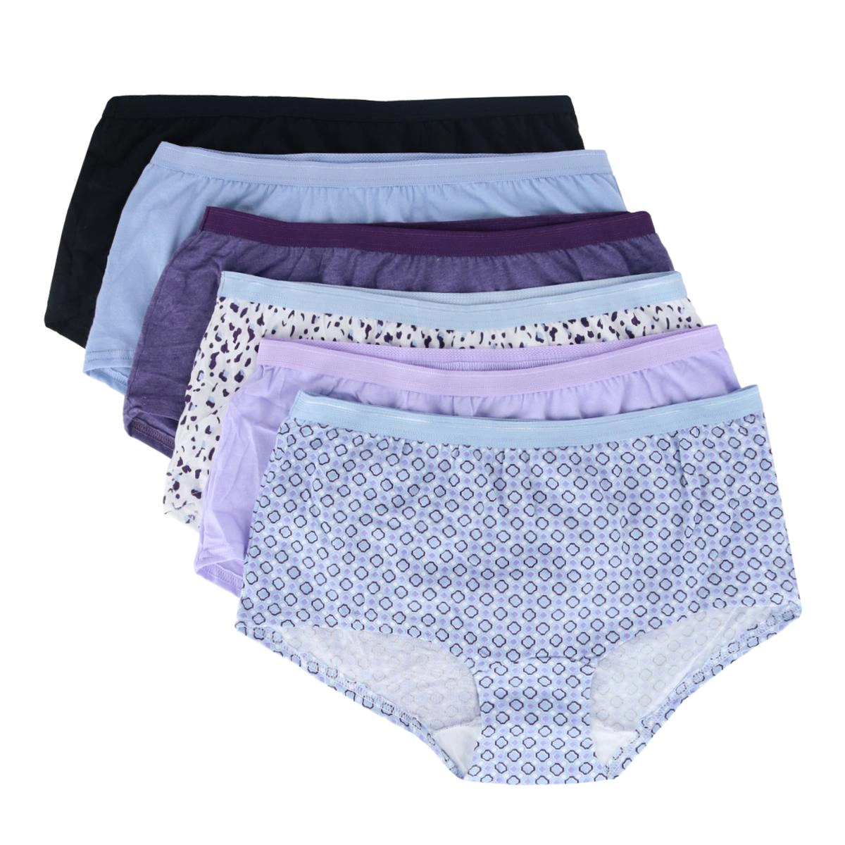 Fruit of the Loom Women's Boyshort Panties Assorted (6 Pack)