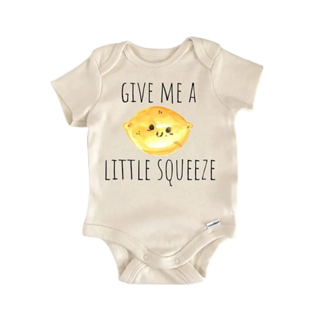 NOFO VIBES Unisex Main Squeeze Lemon Fruit Newborn Baby Bodysuit