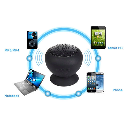 GBruno Waterproof Wireless Speaker With Suction Cup