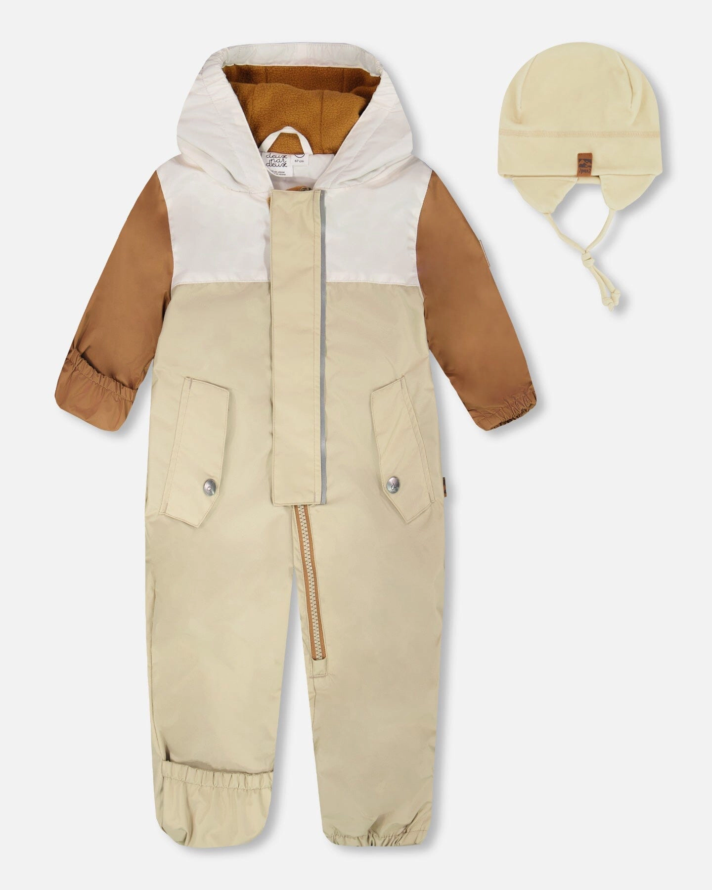 Deux par Boys Mid-Season One-Piece Outerwear with Hat Set