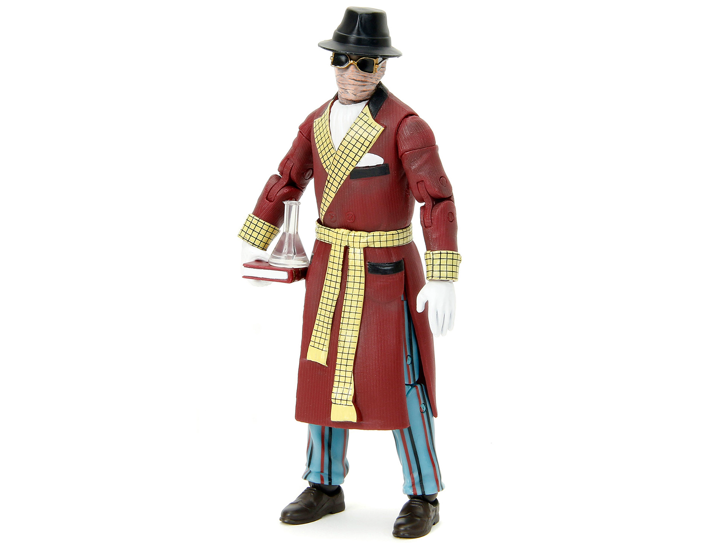 Jada The Invisible Man 6" Moveable Figure With Accessories And Alternate Head And Hands "Universal Monsters"